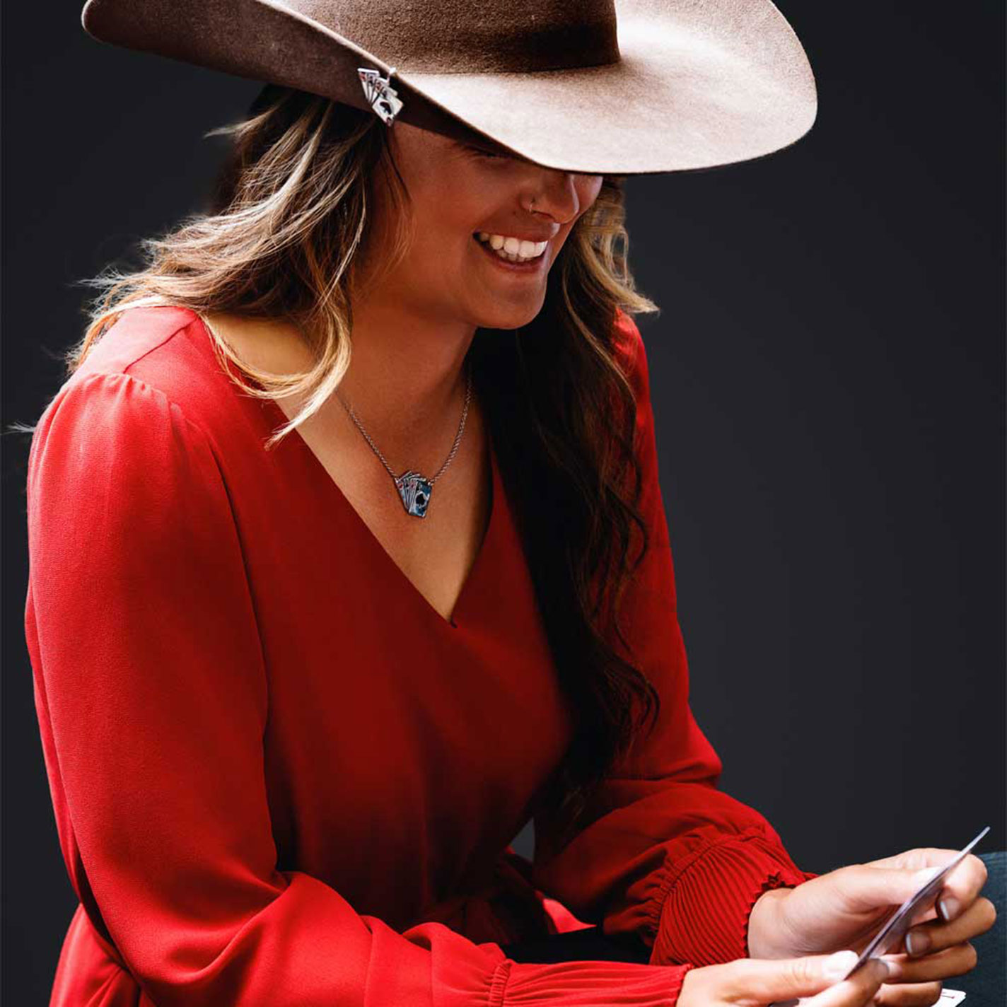 Montana Silversmiths Four Of A Kind Hat Clip - Image 1