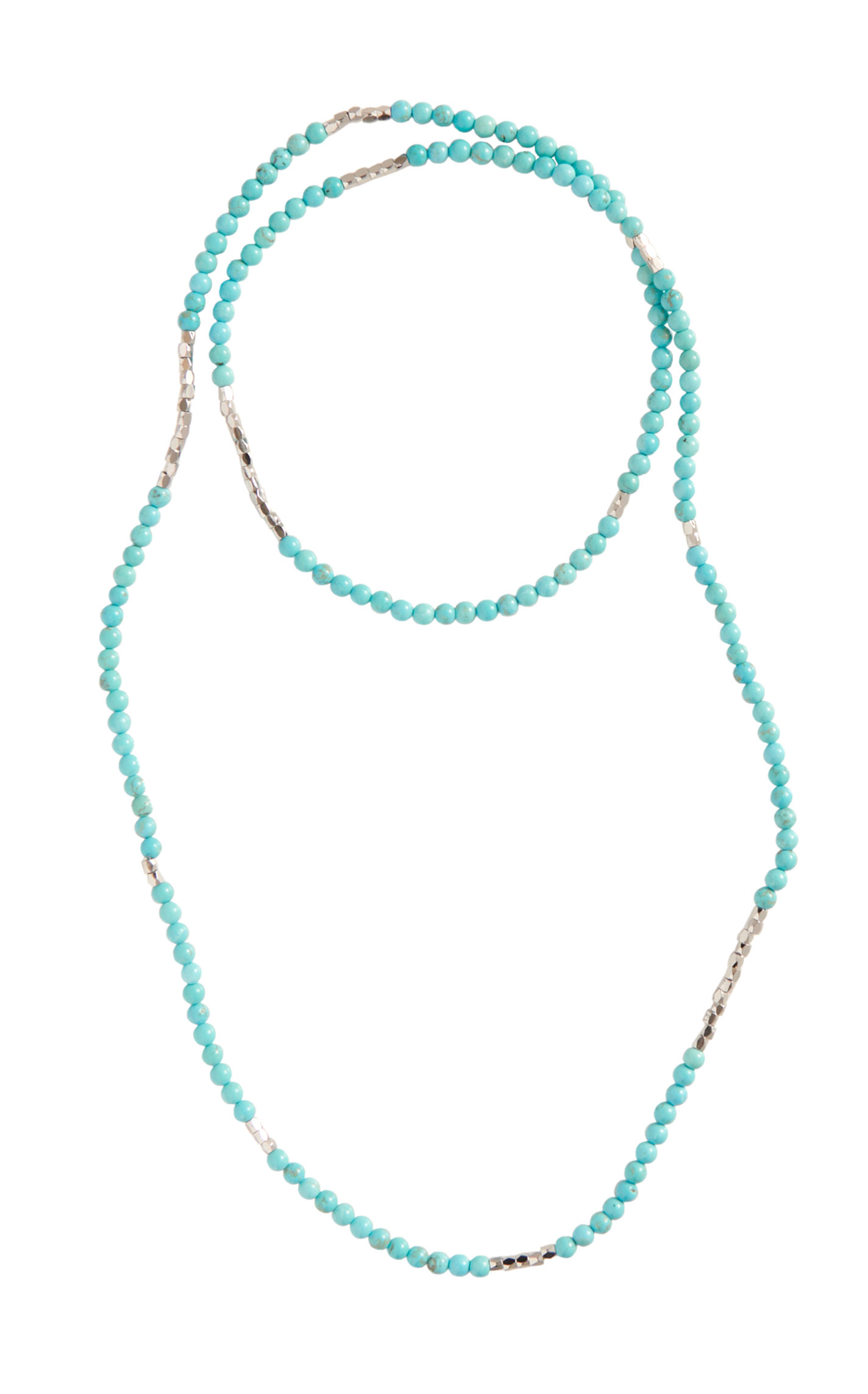 Western Gems Light Turquoise Twisted 35\