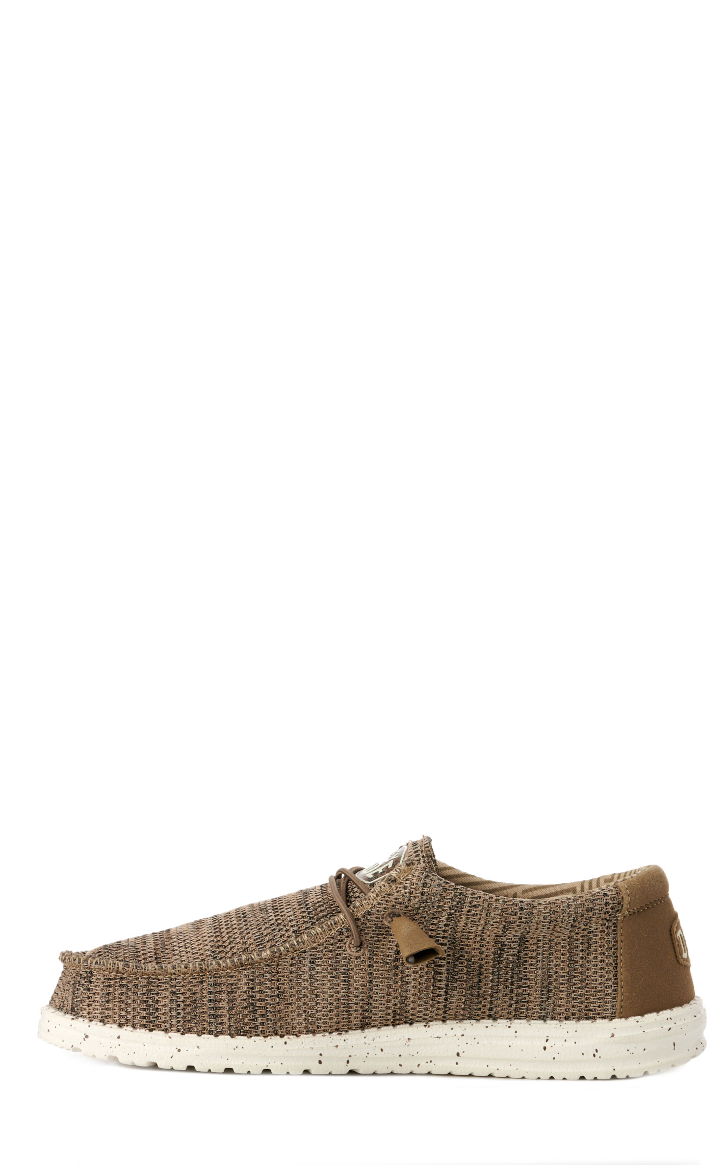 Hey Dude Men's Wally Sox Coffee Round Toe Lace Up Casual Shoes - Image 1