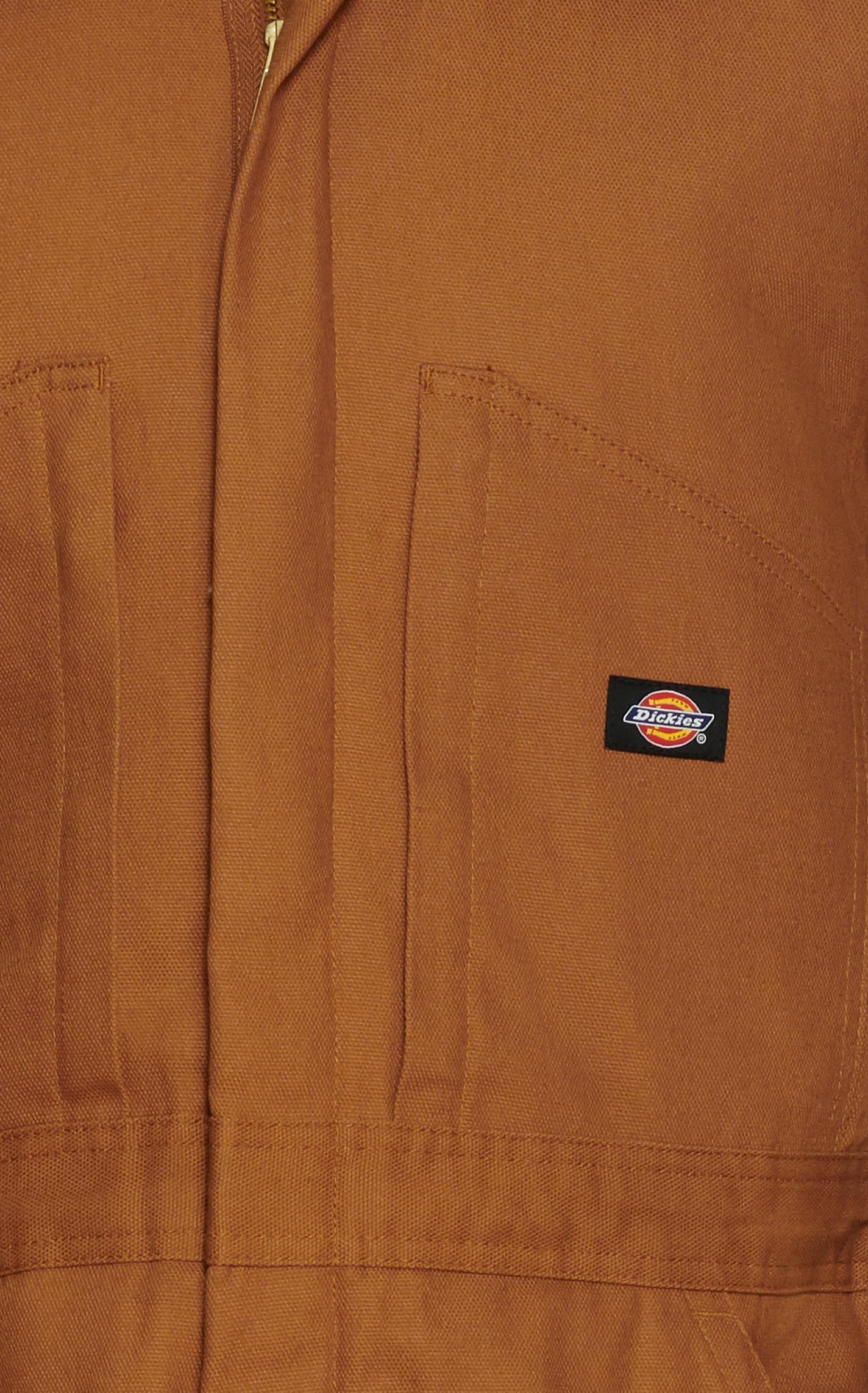 Dickies Men's Brown Duck Insulated Coveralls - Image 1