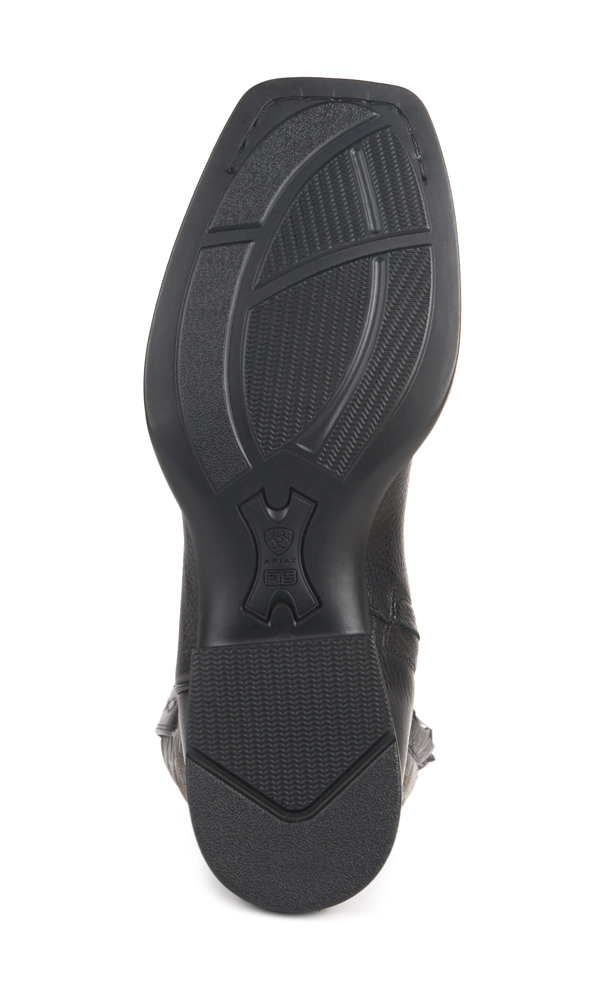 Ariat Mens Slim Zip Ultra Black Bantamweight Wide Square Toe Cowboy Boots - Image 1