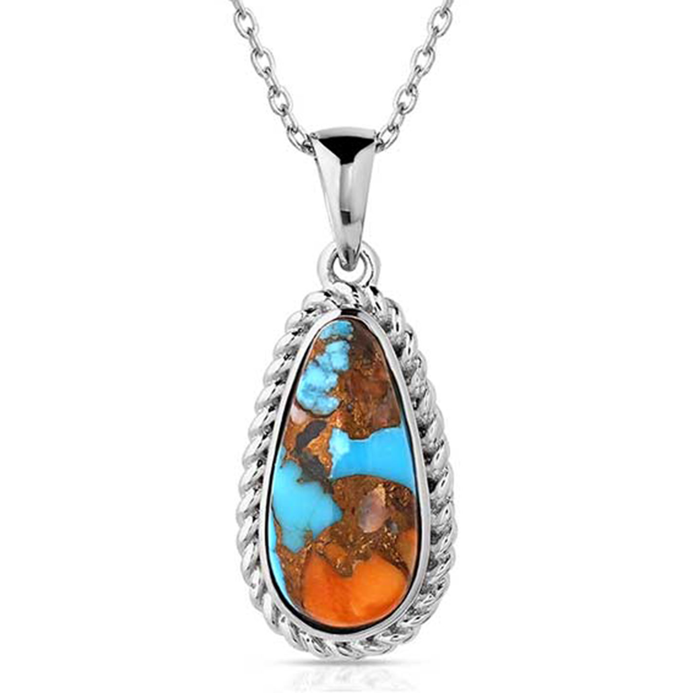 Montana Silversmiths Silver Glacier Treasures Necklace - Image 3