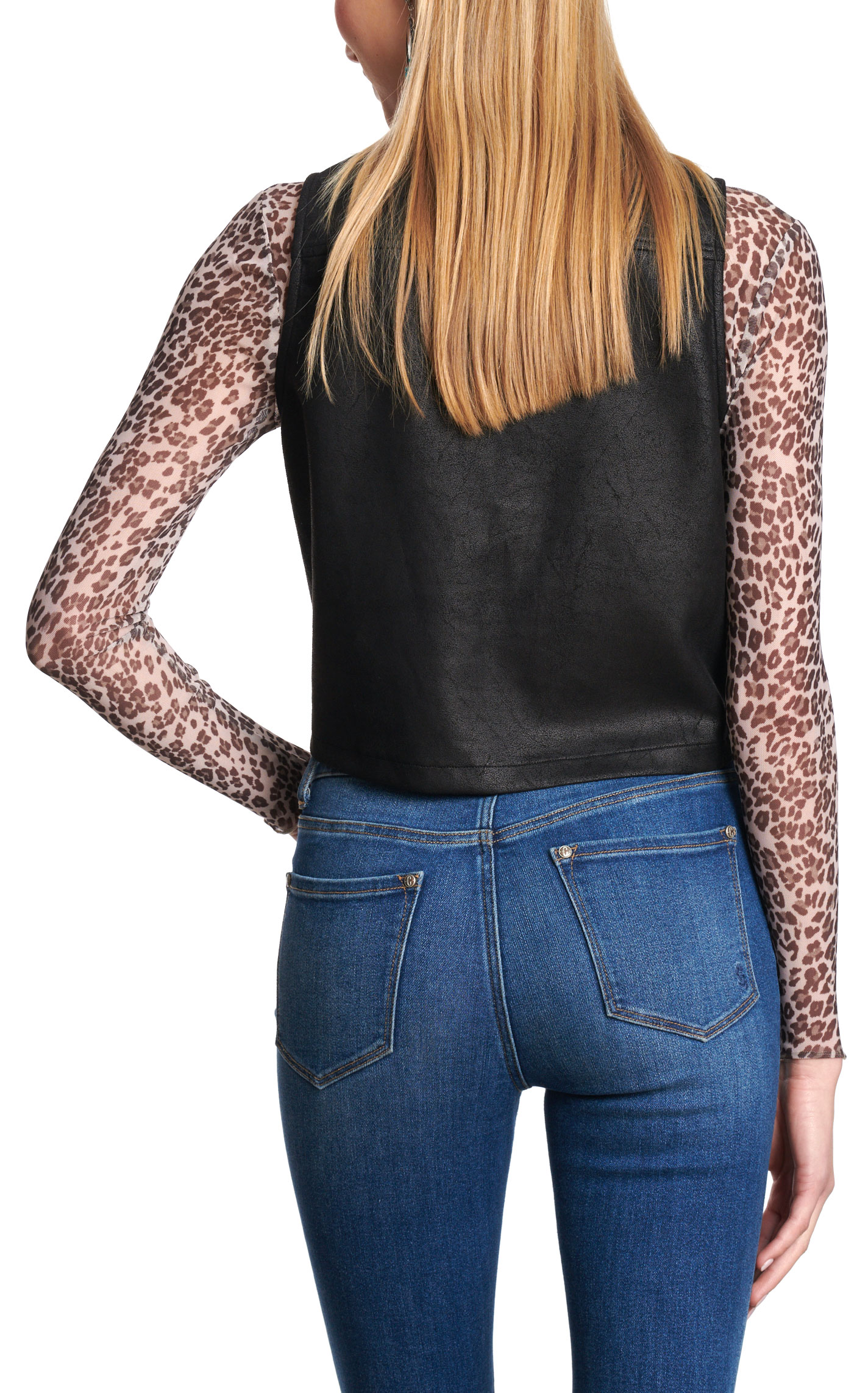 Rockin' C Women's Black Vest - Image 1
