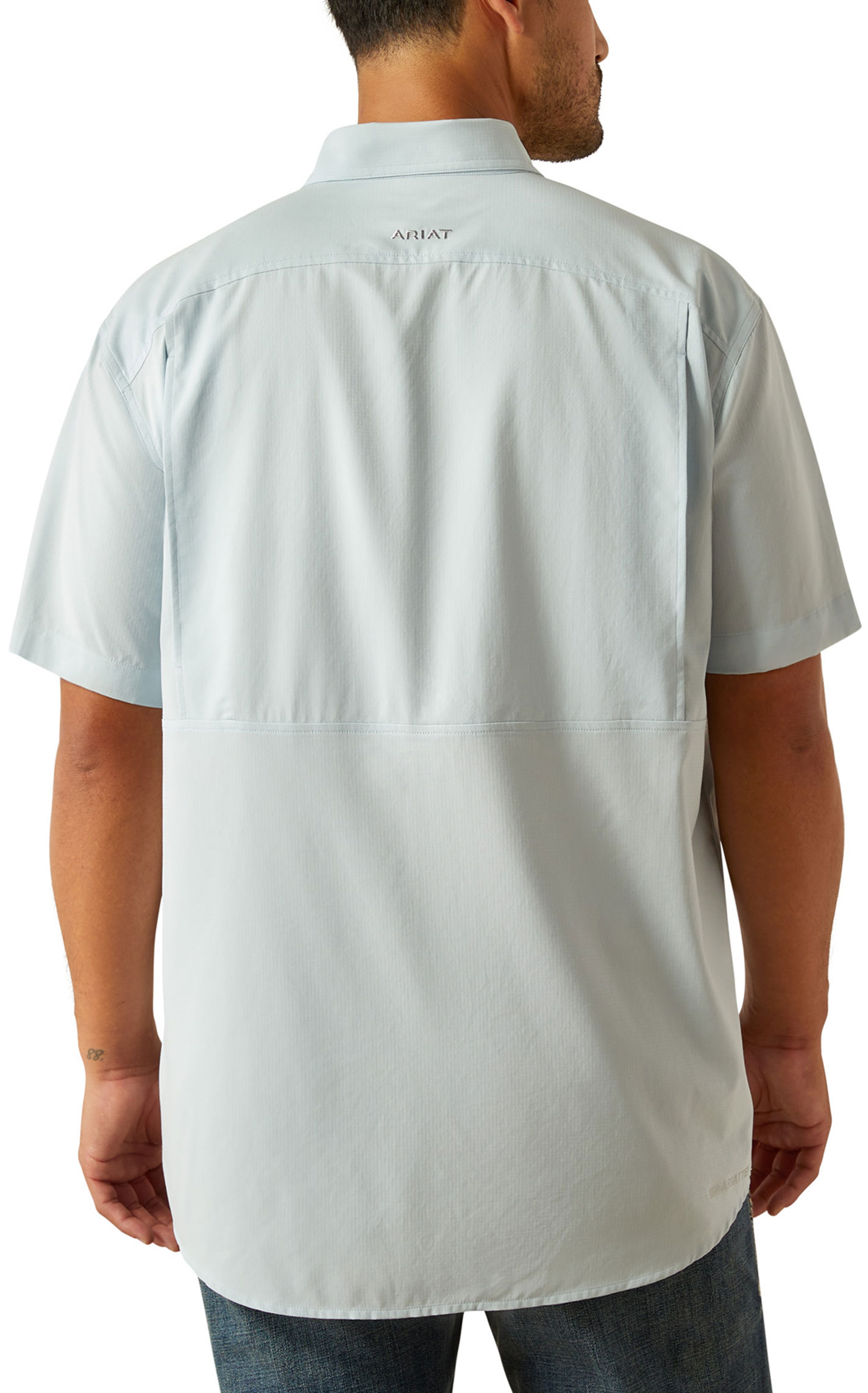 Ariat Men's VentTEK Light Sky Blue Shirt - Image 1