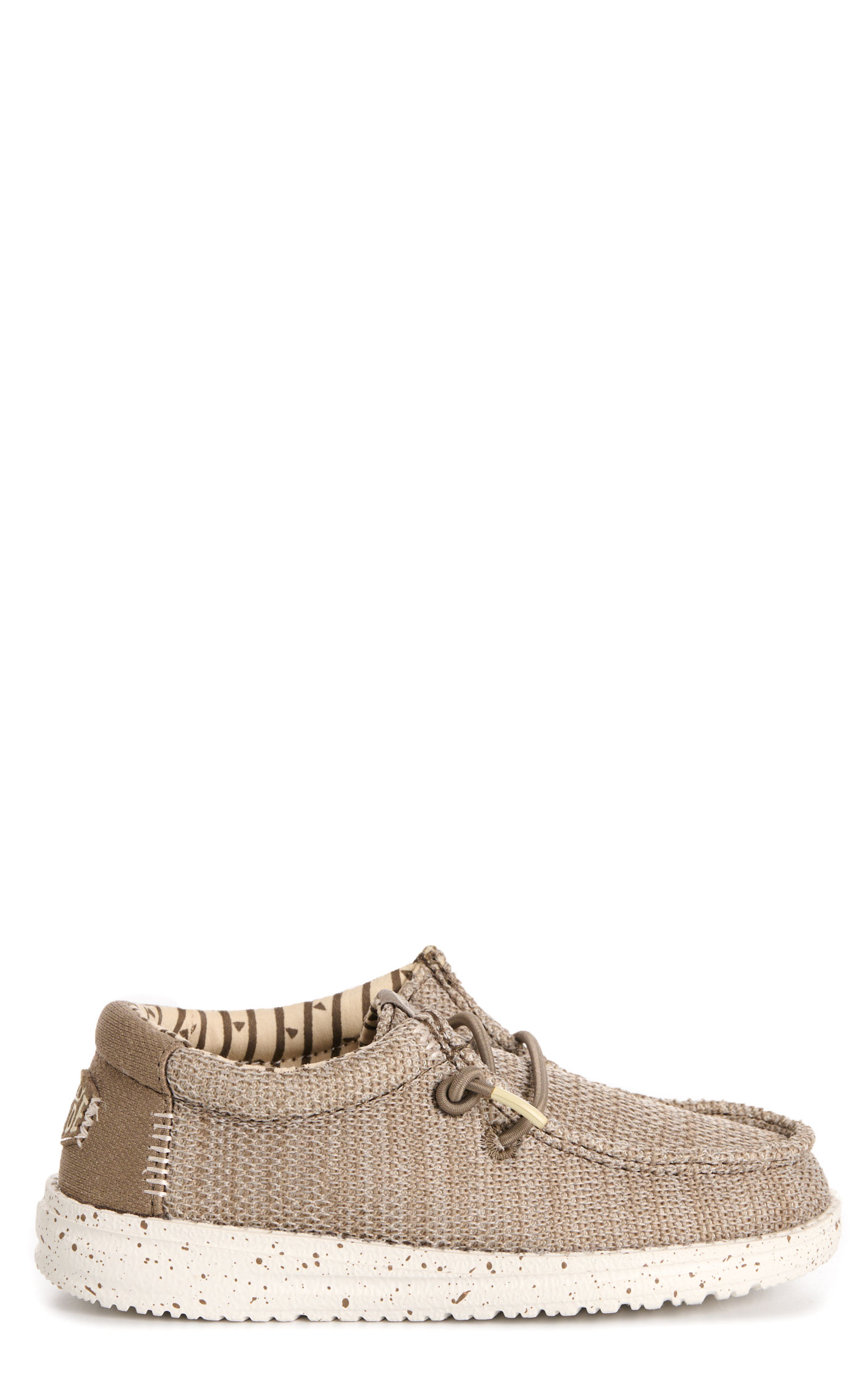 Hey Dude Toddler Boy's Walnut Wally Stretch Sox Moc Toe Casual Shoes - Image 1