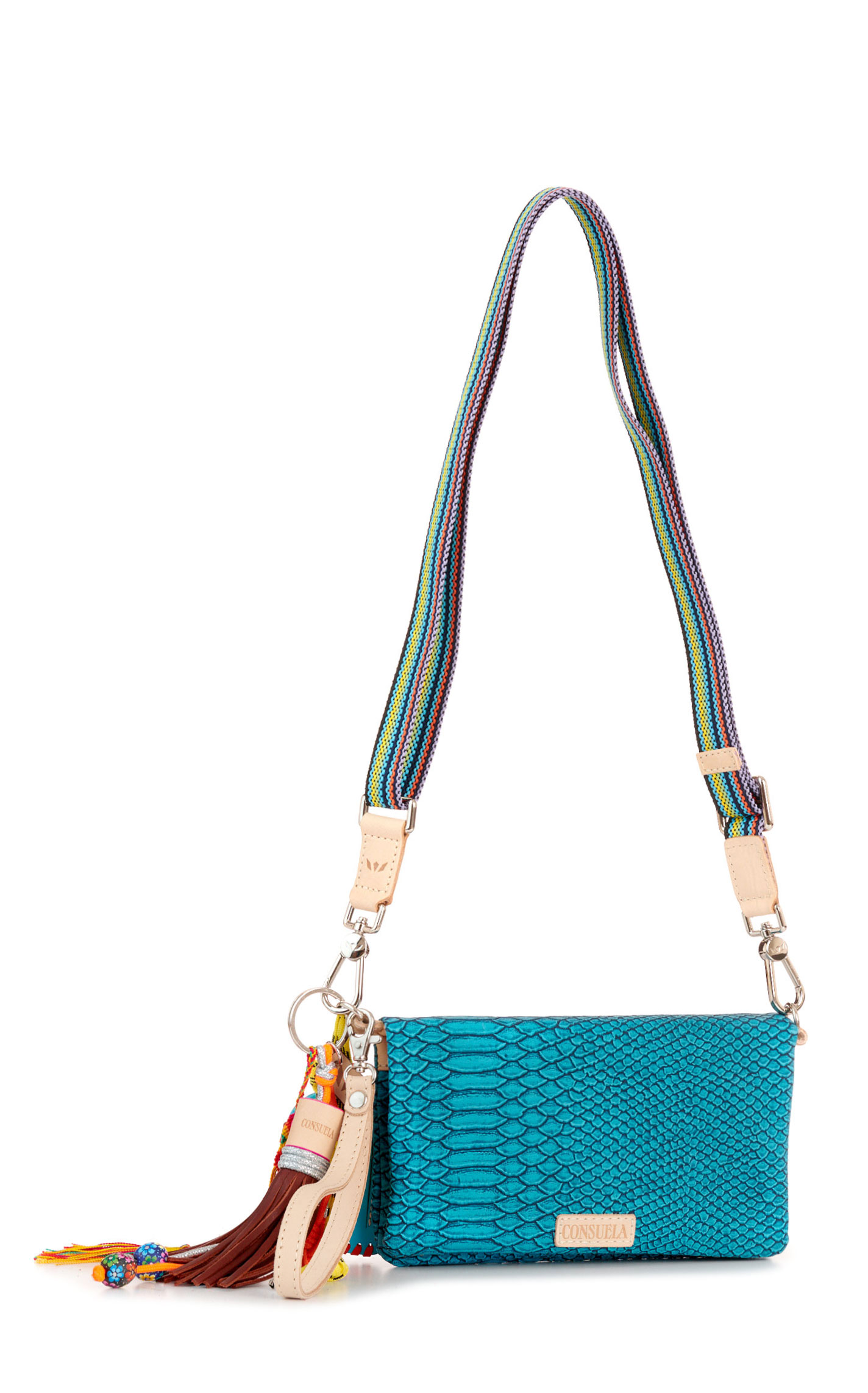 Consuela Indy Uptown Turquoise Crossbody Bag - Image 1
