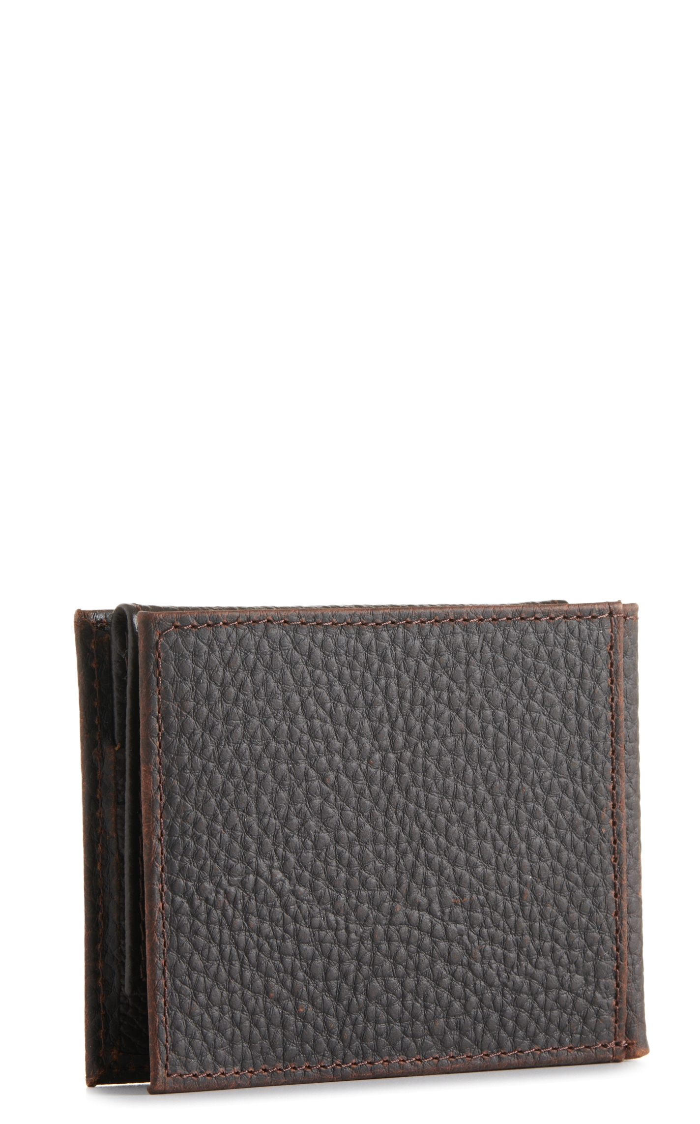 Ariat Men's Rowdy Dark Brown Mexico Flag Embroidered Logo Bifold Wallet - Image 1