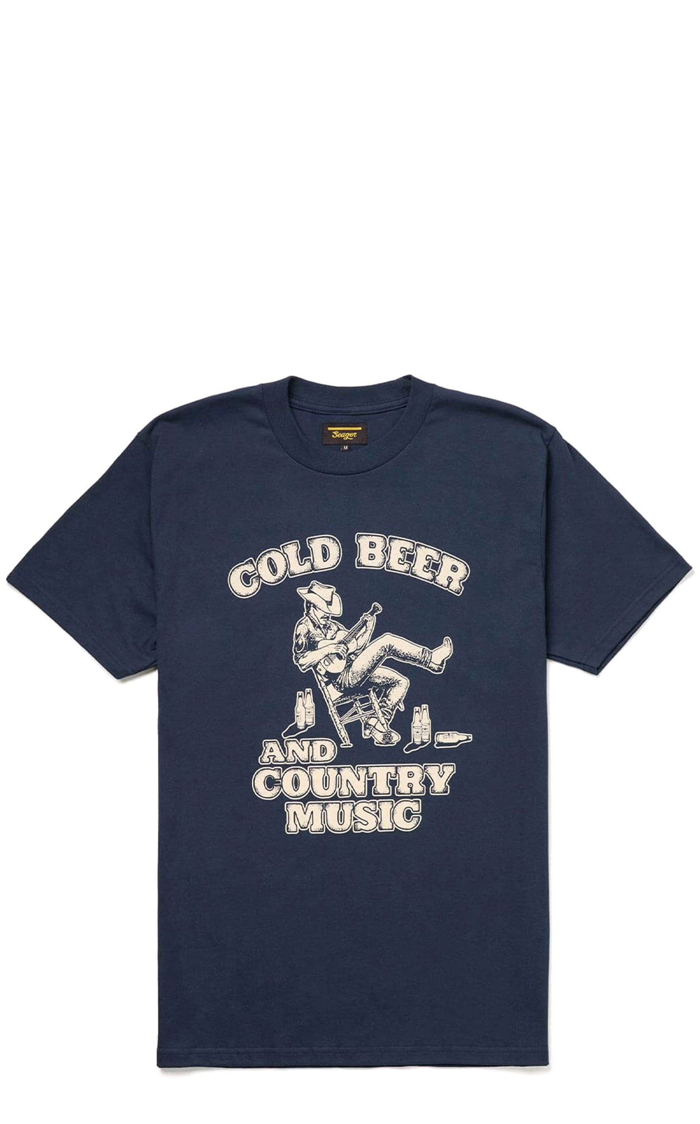 Seager Men's Navy Country Music Graphic T-Shirt - Image 1