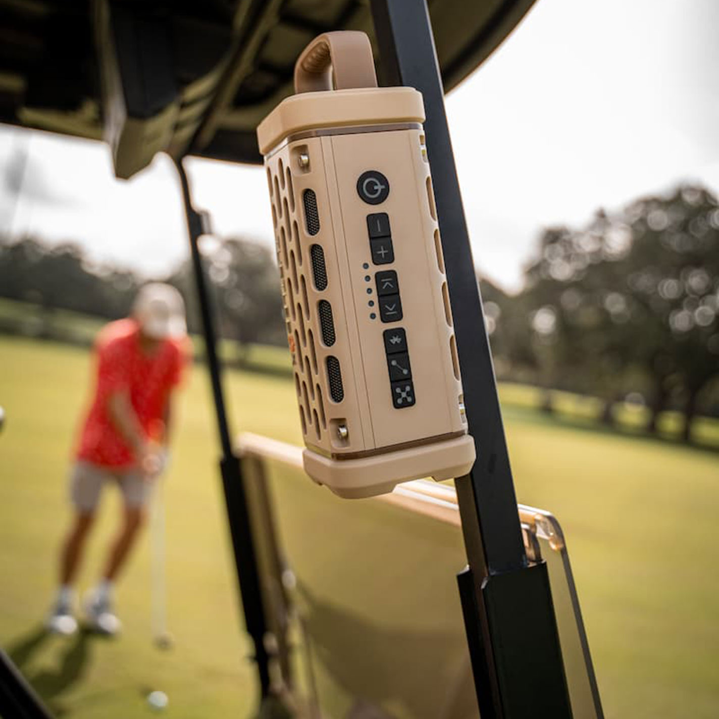 The Turtlebox Ranger Tan Portable Waterproof Speaker - Image 1