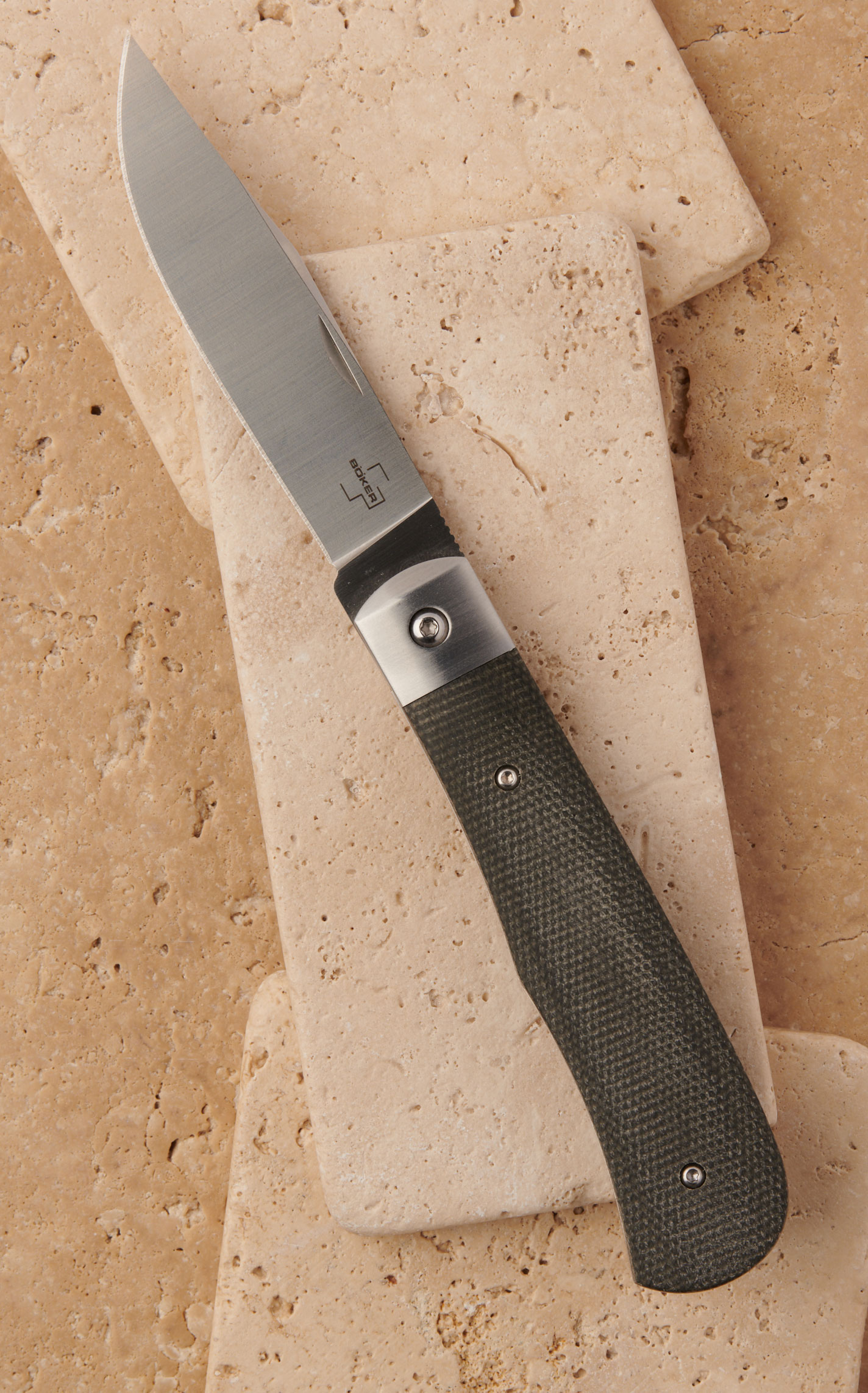 Boker Plus Bonfire Micarta Pocket Knife - Image 1