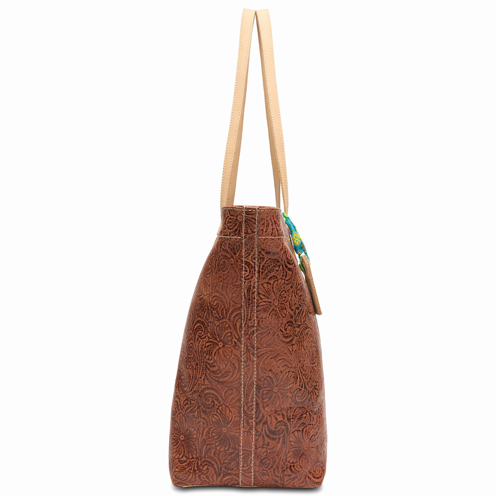 Consuela Sally Tooled Floral Daily Tote - Image 1