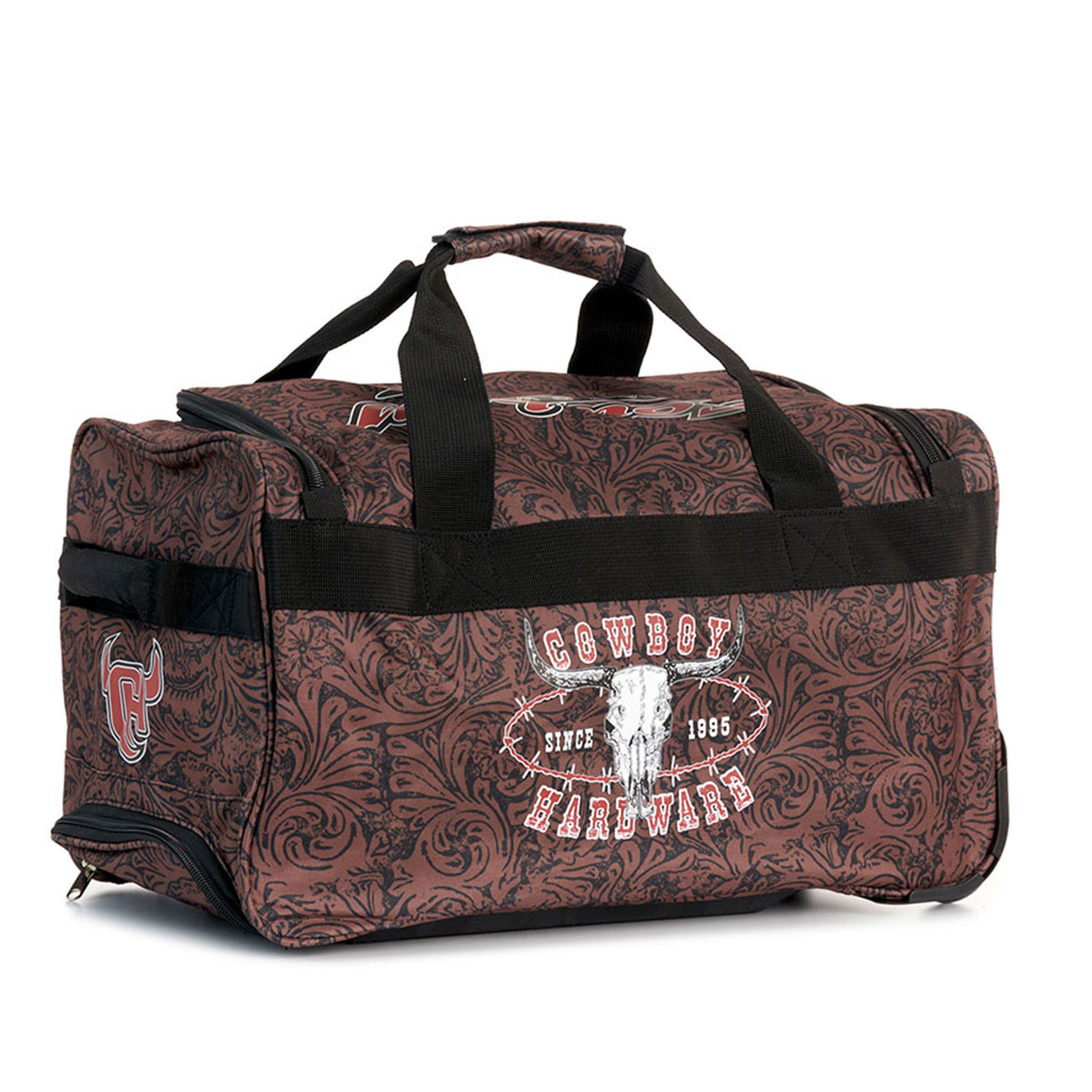 Cowboy Hardware Brown Floral Tooled Print 20\