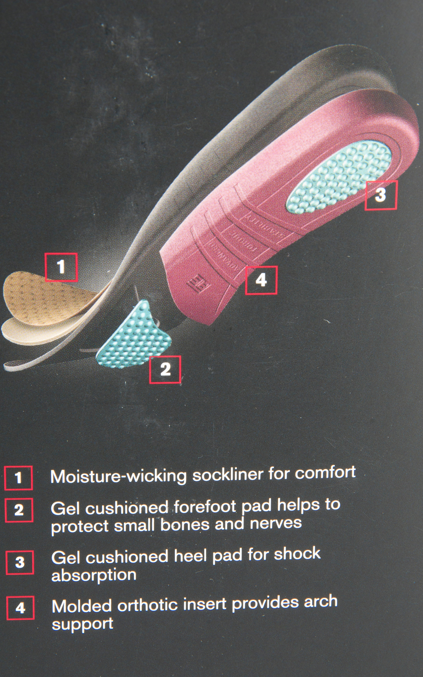 Ariat Men's ATS Round Toe Insoles - Image 1