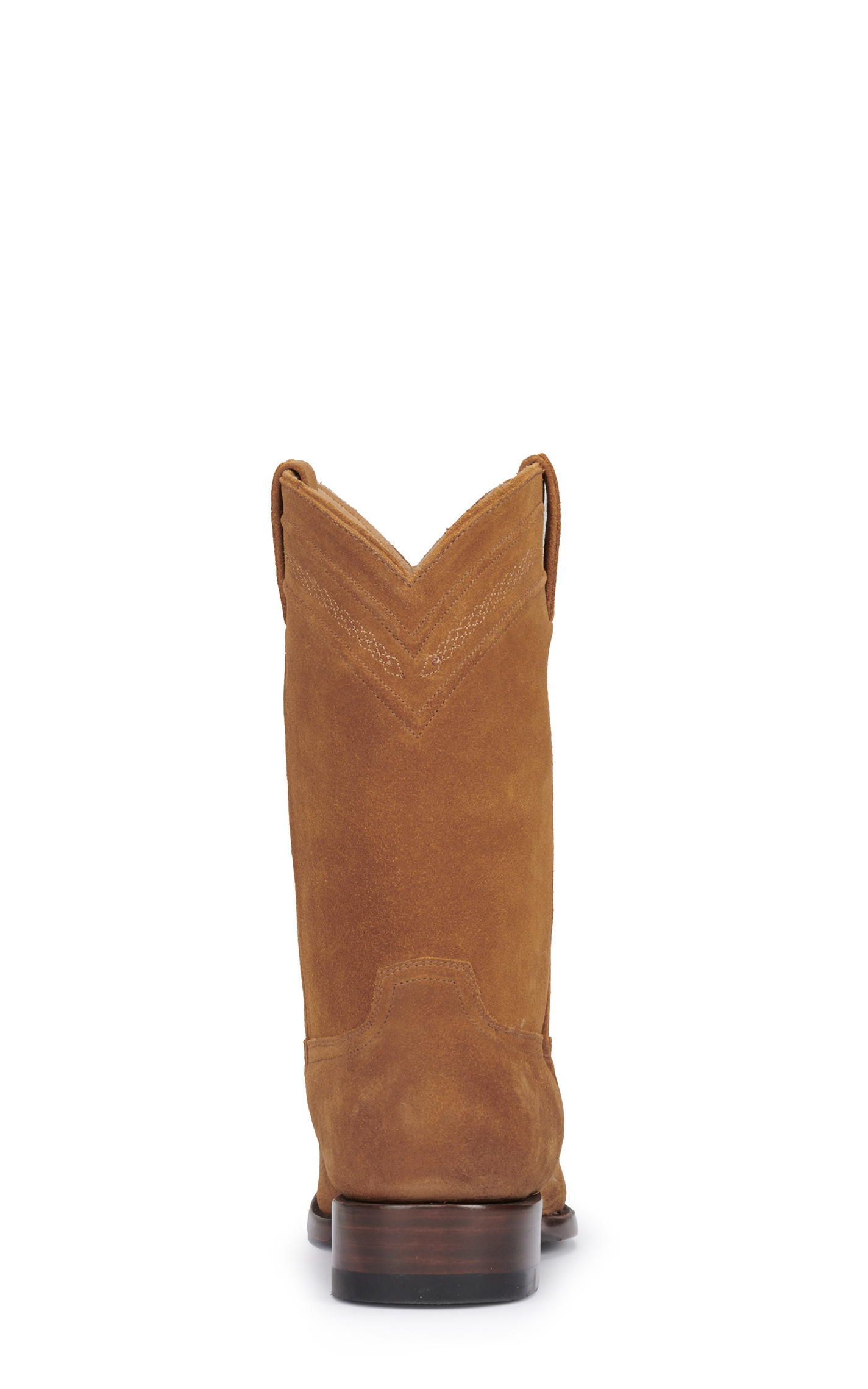 JRC & Sons Men's Todd Water-Resistant Suede Round Toe Roper Boot in Tan - Image 1