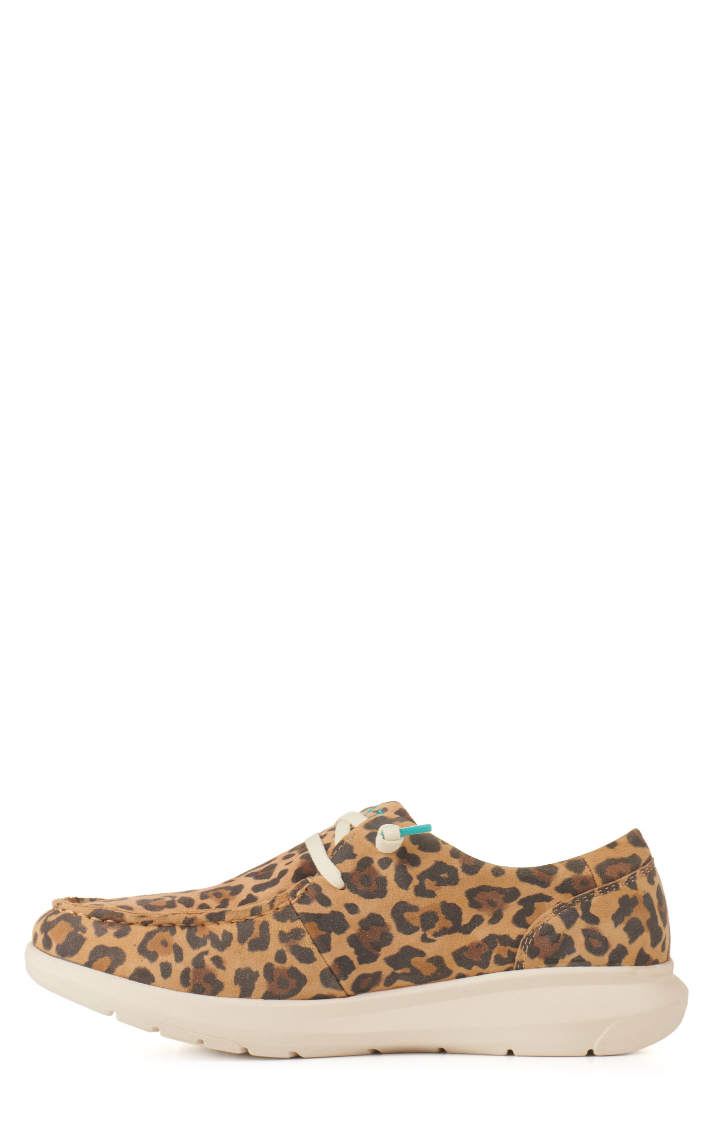 Ariat Women's Hilo Lively Leopard Print Canvas Lace Up Casual Shoes - Image 1