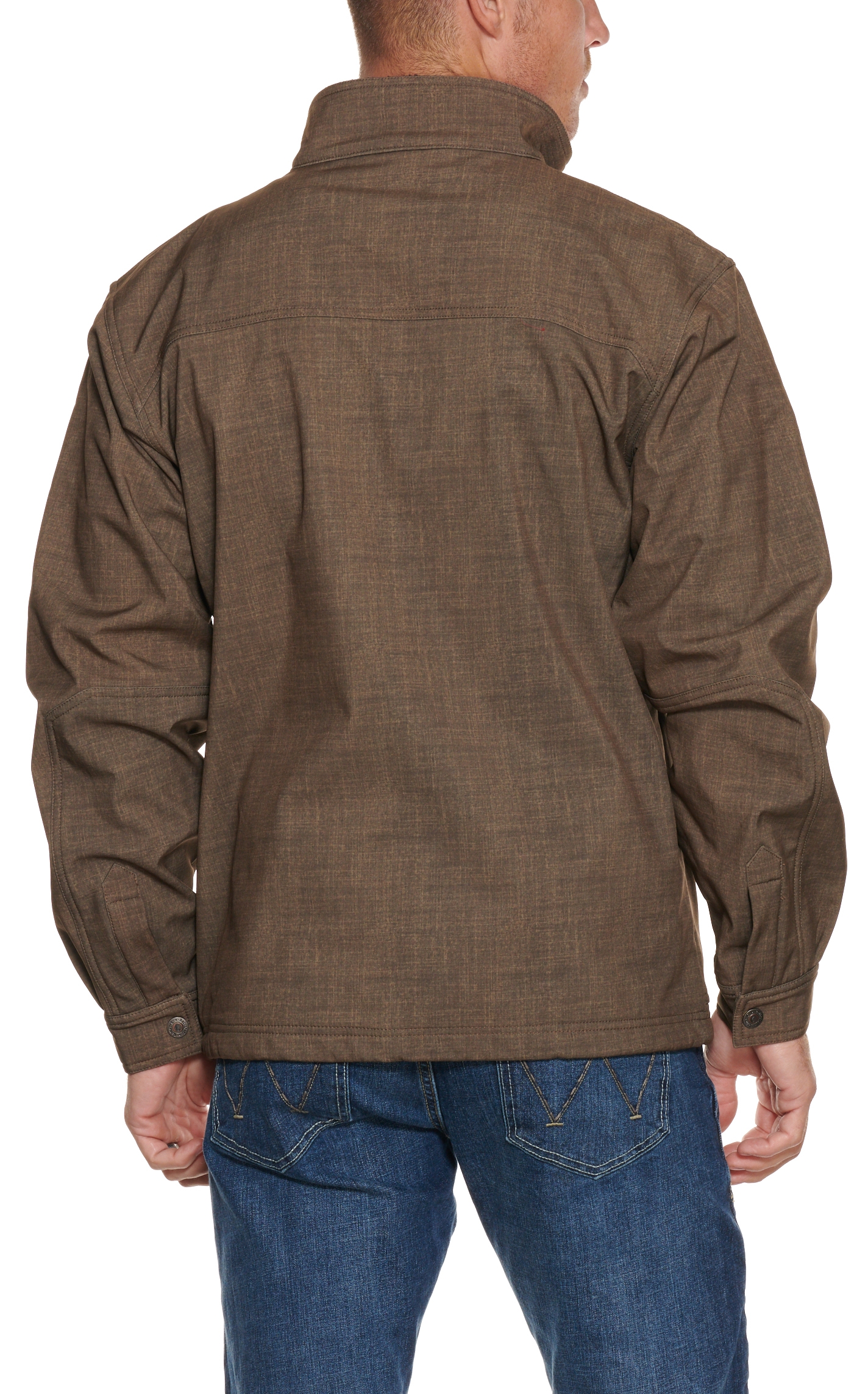 Rafter C Men's Heather Brown Concealed Carry Bonded Jacket - Image 1