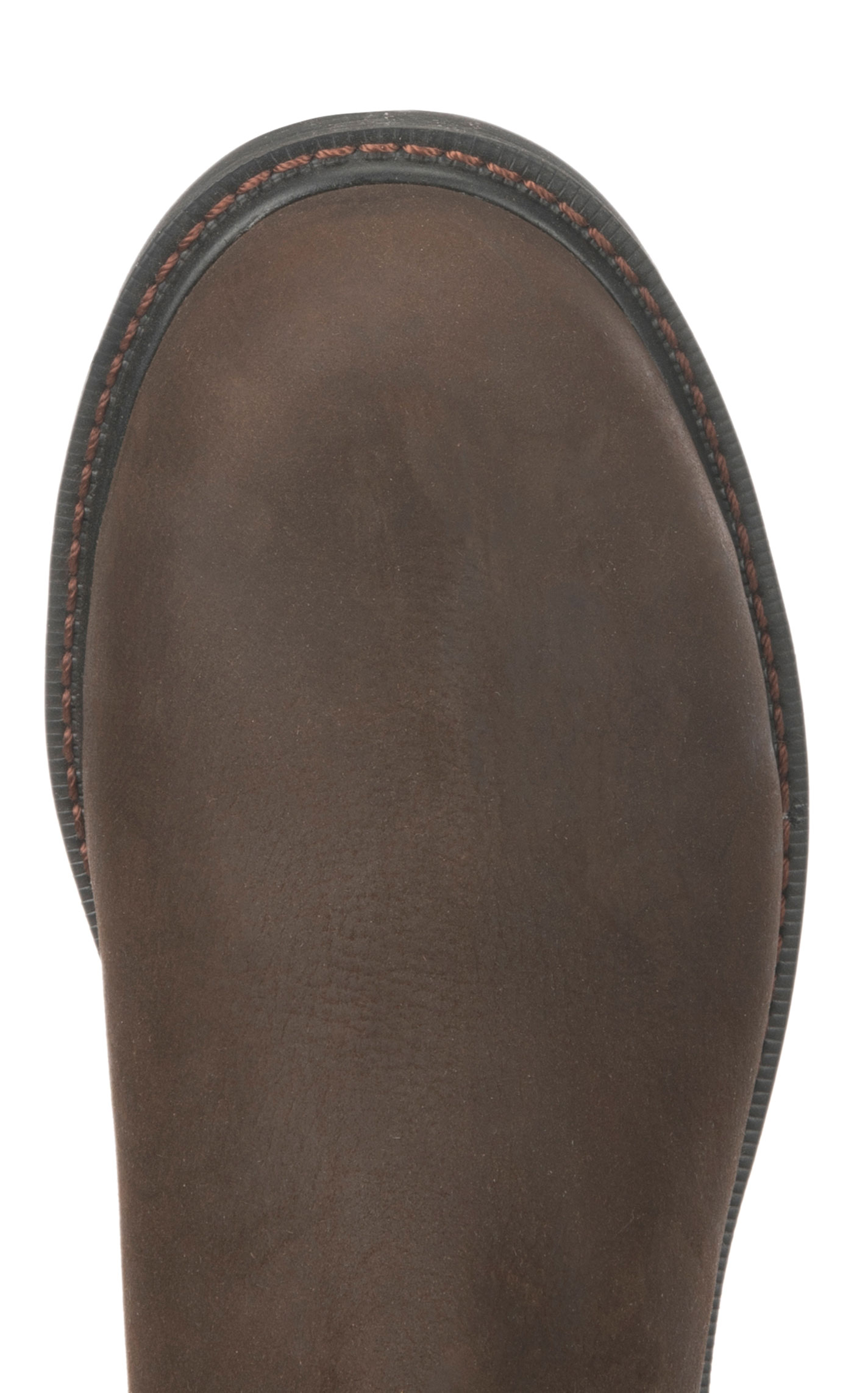 Ariat Men's Groundbreaker Dark Brown Waterproof Round Steel Toe Chelsea Work Boot - Image 1