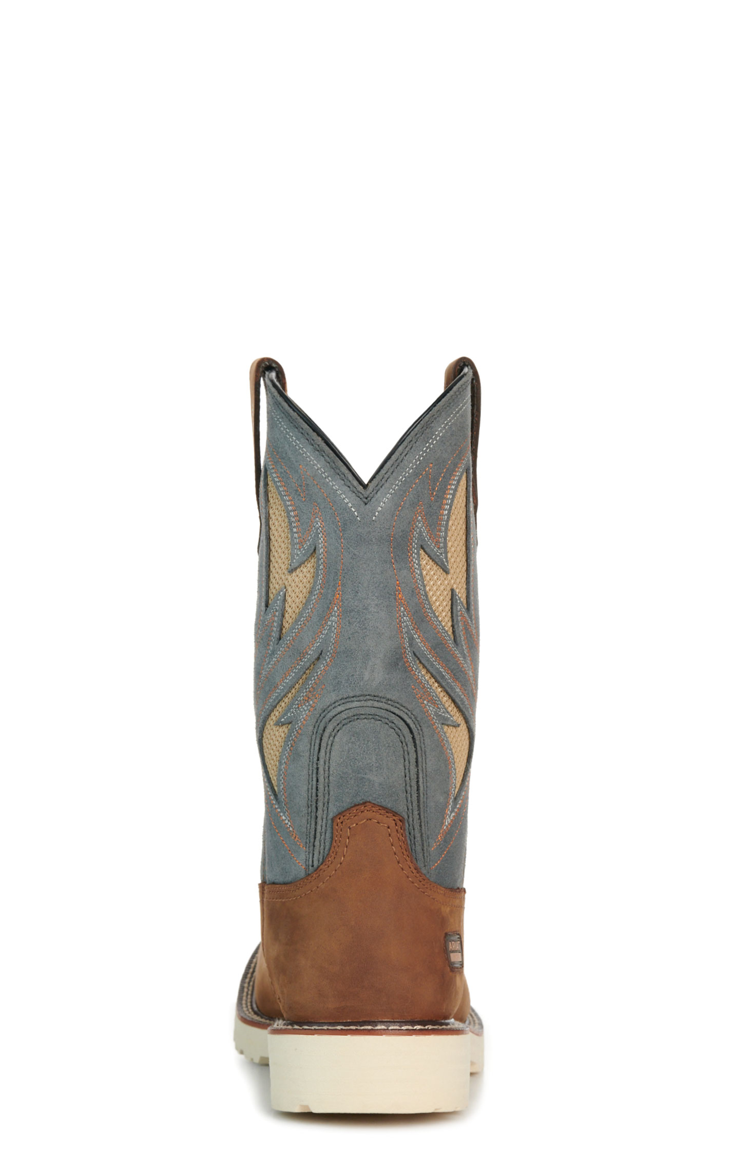 Ariat Men's Activator Alamo Brown & Stone VentTEK Wide Square Toe Work Boots - Image 1