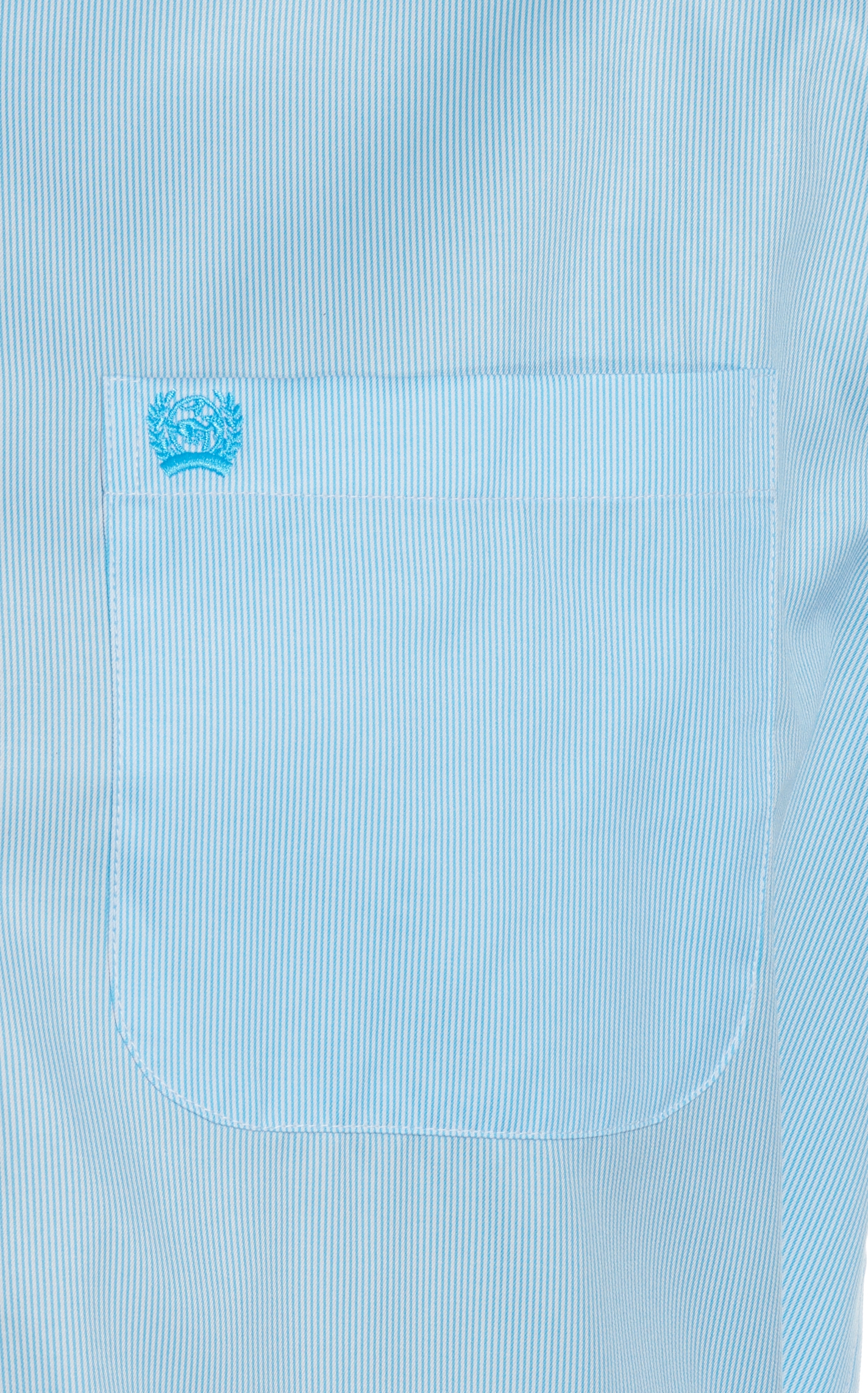 Cinch Men's White & Light Blue TENCEL™ Striped Print Western Shirt - Image 1