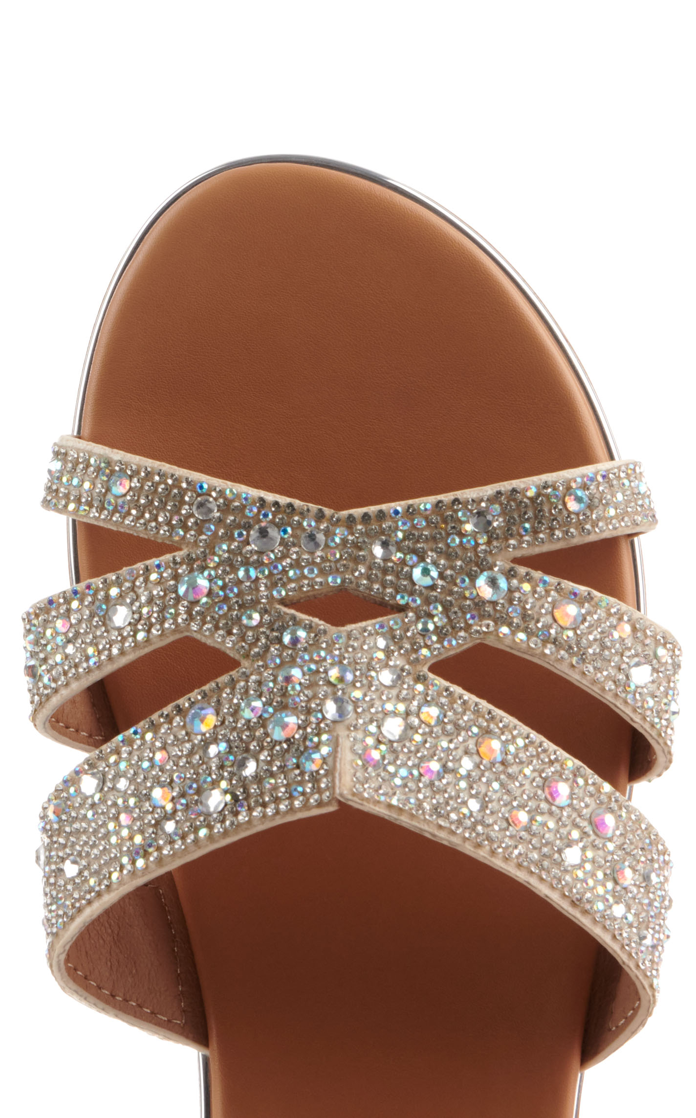 Corky's Pizzazz Tan with Bling Slide Sandal - Image 1
