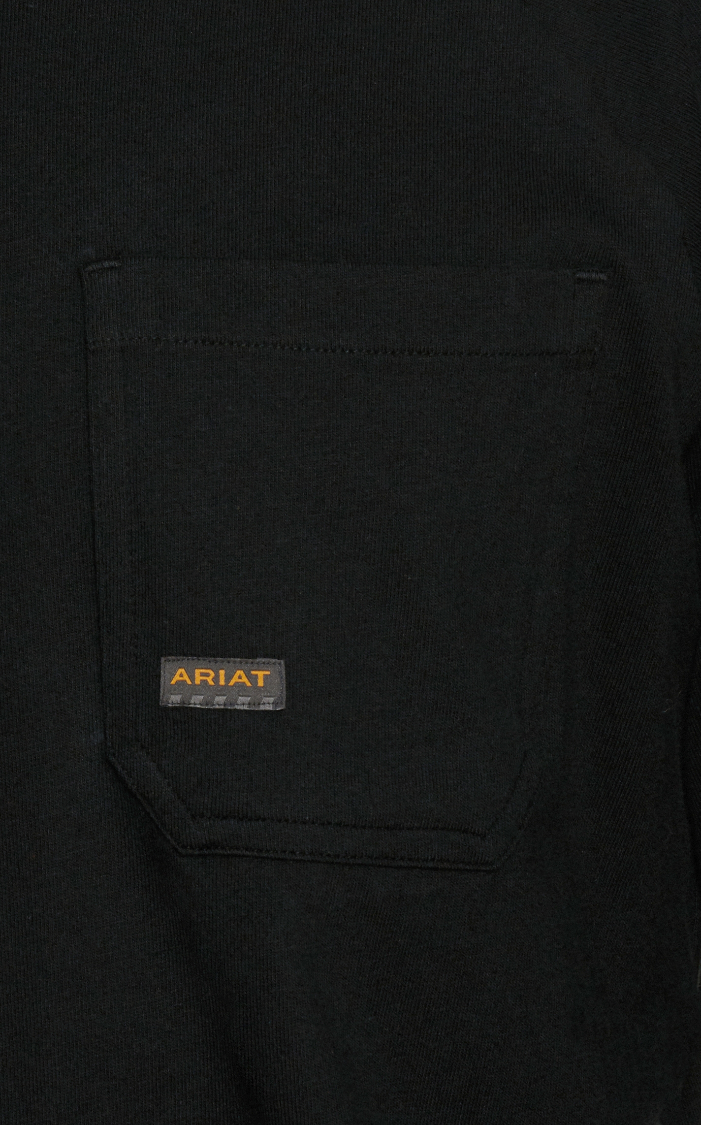 Ariat Rebar Men's Black Long Sleeve Graphic T-Shirt - Image 1