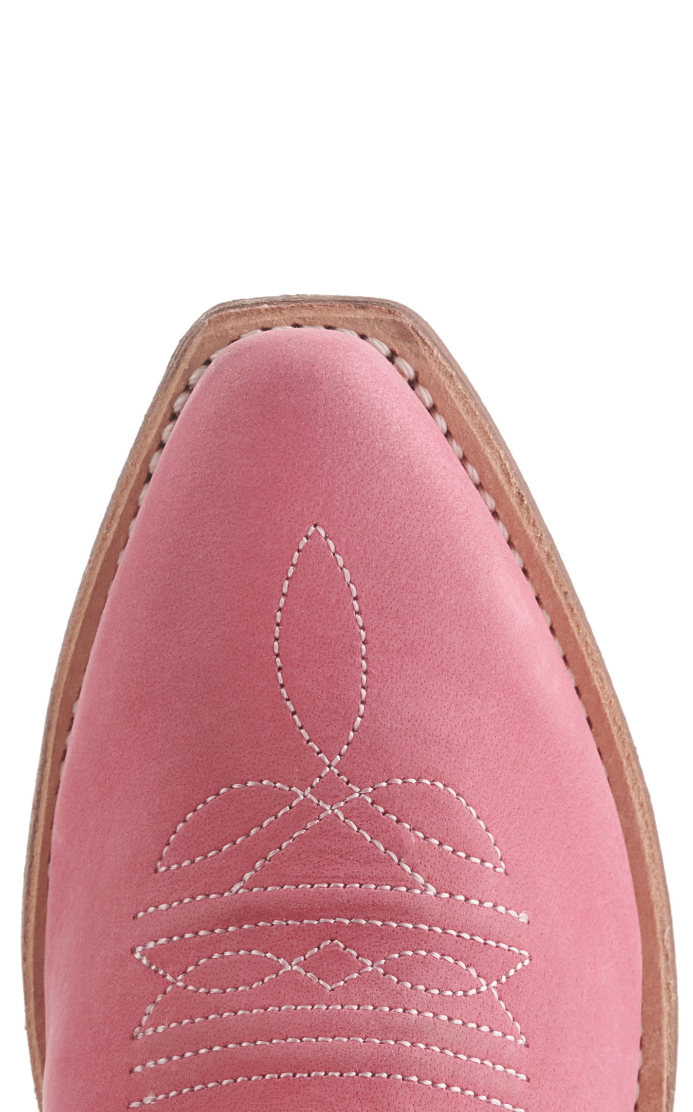 Old West Kids' Bubblegum Pink Snip Toe Cowboy Boots - Image 1
