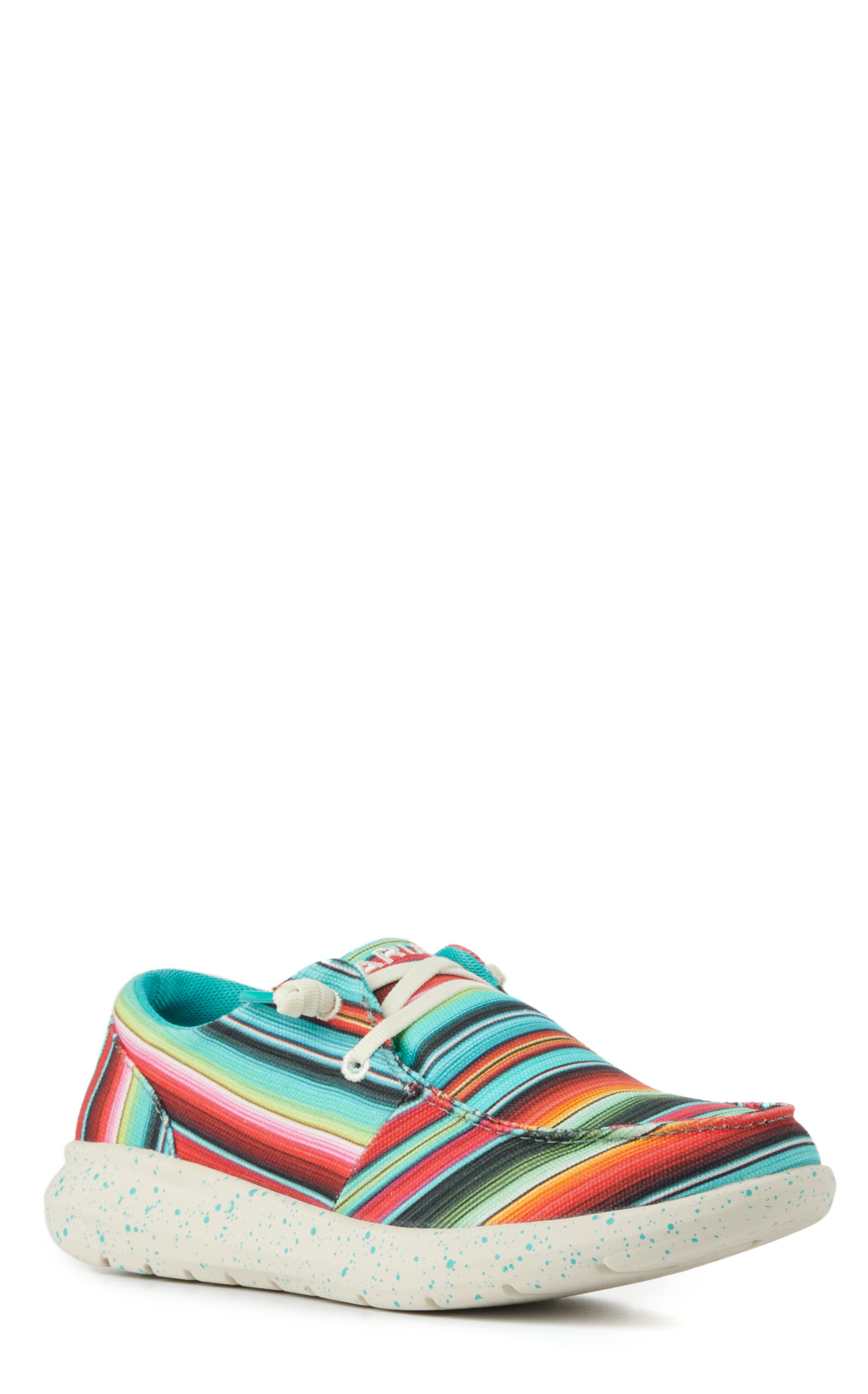Ariat Women's Hilo Striking Serape Print Moc Toe Lace Up Casual Shoe - Image 1