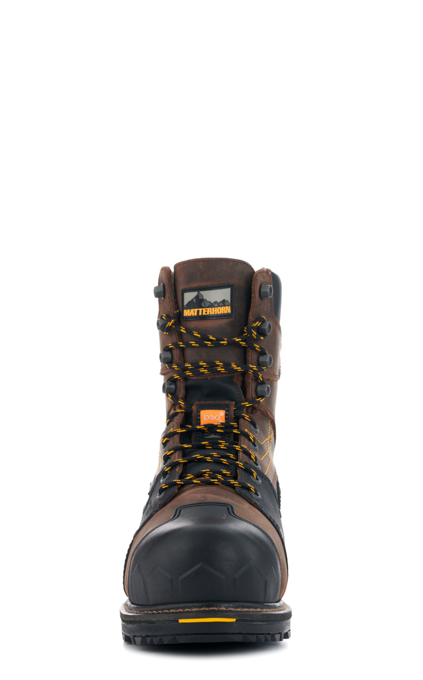 Matterhorn Men's Maximus 2.0 Brown Puncture Resistant MetGuard Composite Toe Lace Up Work Boot - Image 1