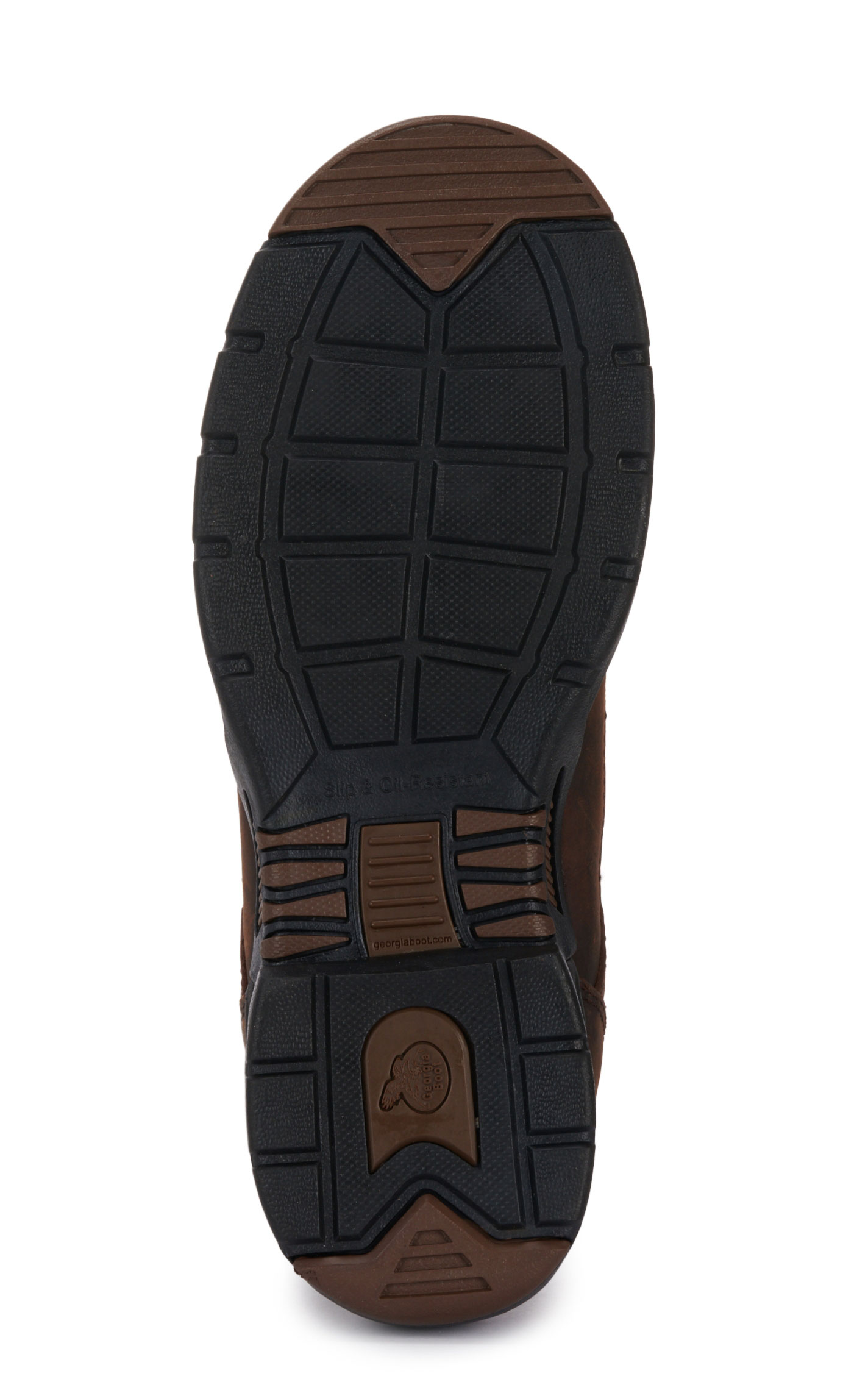 Georgia Men's Athens Brown Waterproof Round Toe Work Boot - Image 1