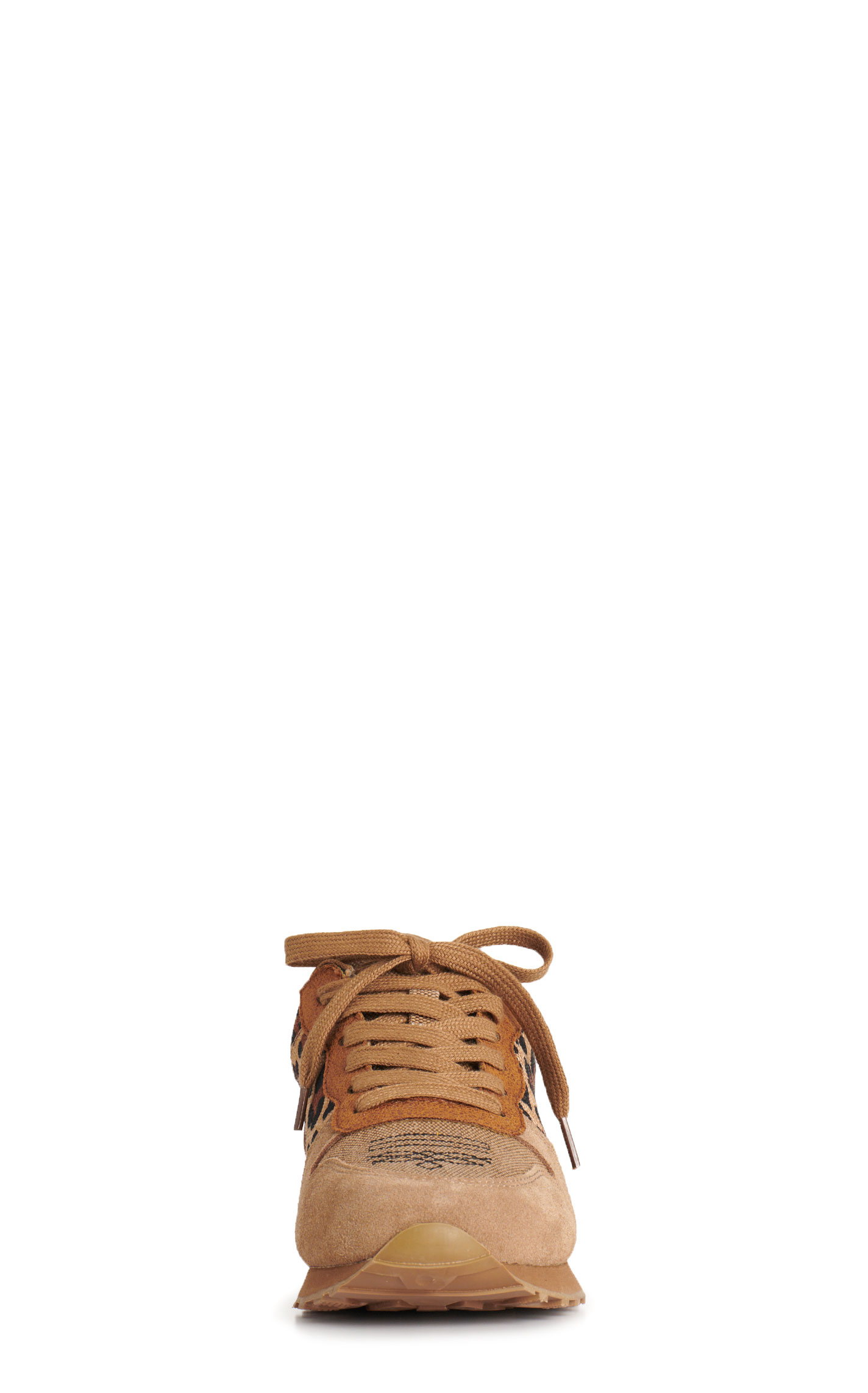 Roper Women's Giddyup Jogger Tan & Leopard Print Casual Shoes - Image 1