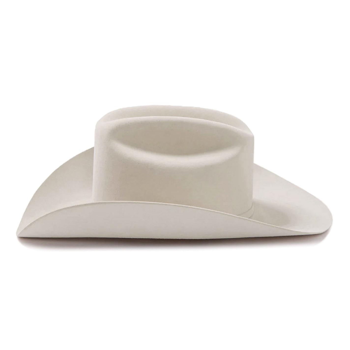 Stetson El Patron 30X Silverbelly Felt Cattleman's Crown Cowboy Hat - Image 1