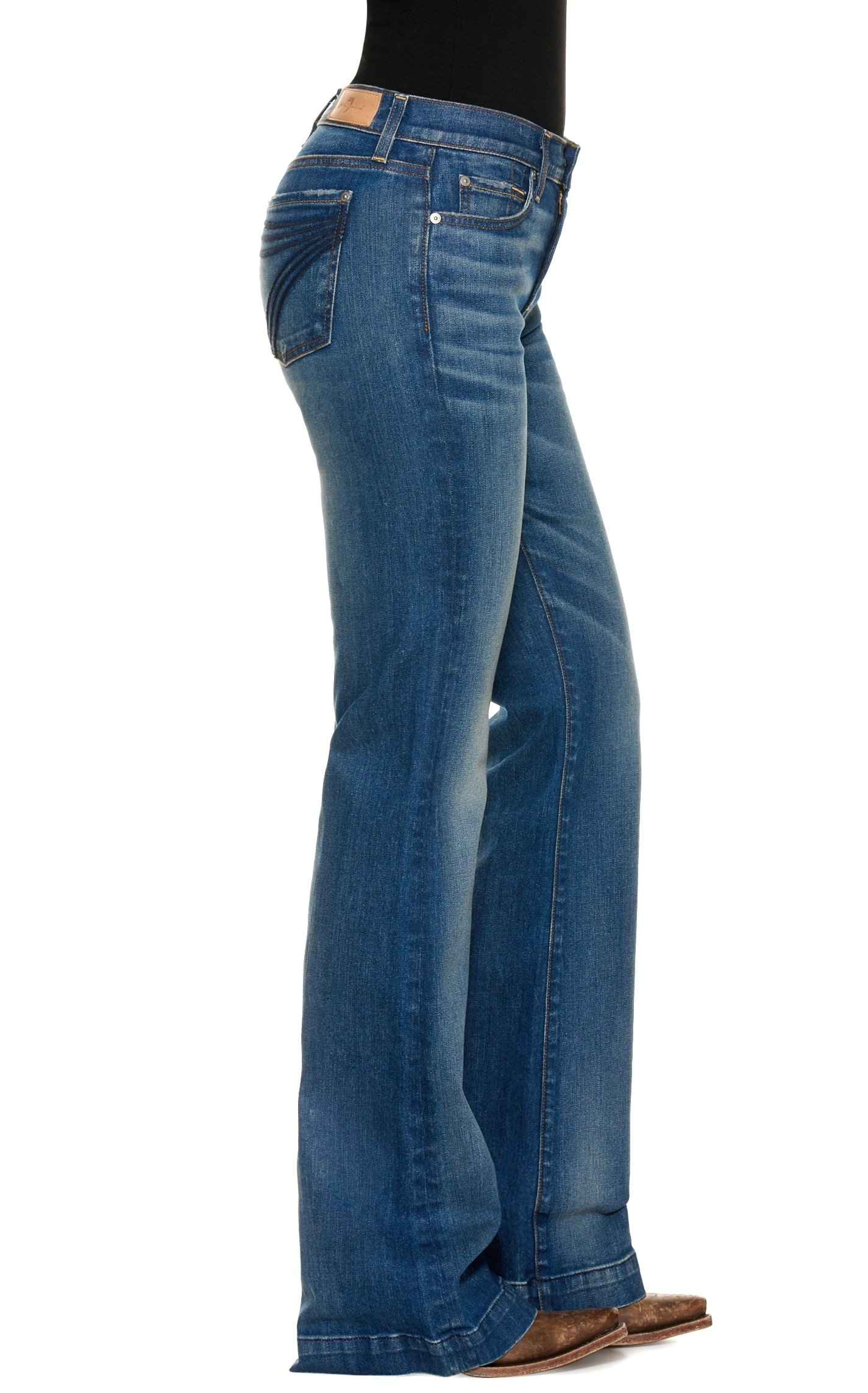 7 for All Mankind Women's Medium Wash 36\