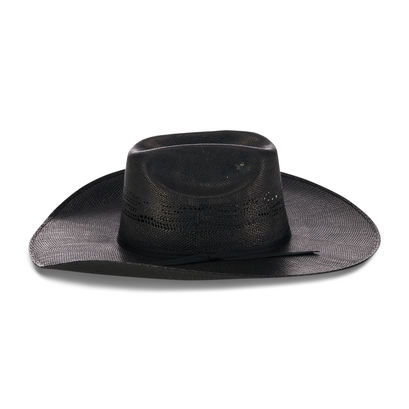 Twister Youth Black Bangora Straw Hat - Image 1