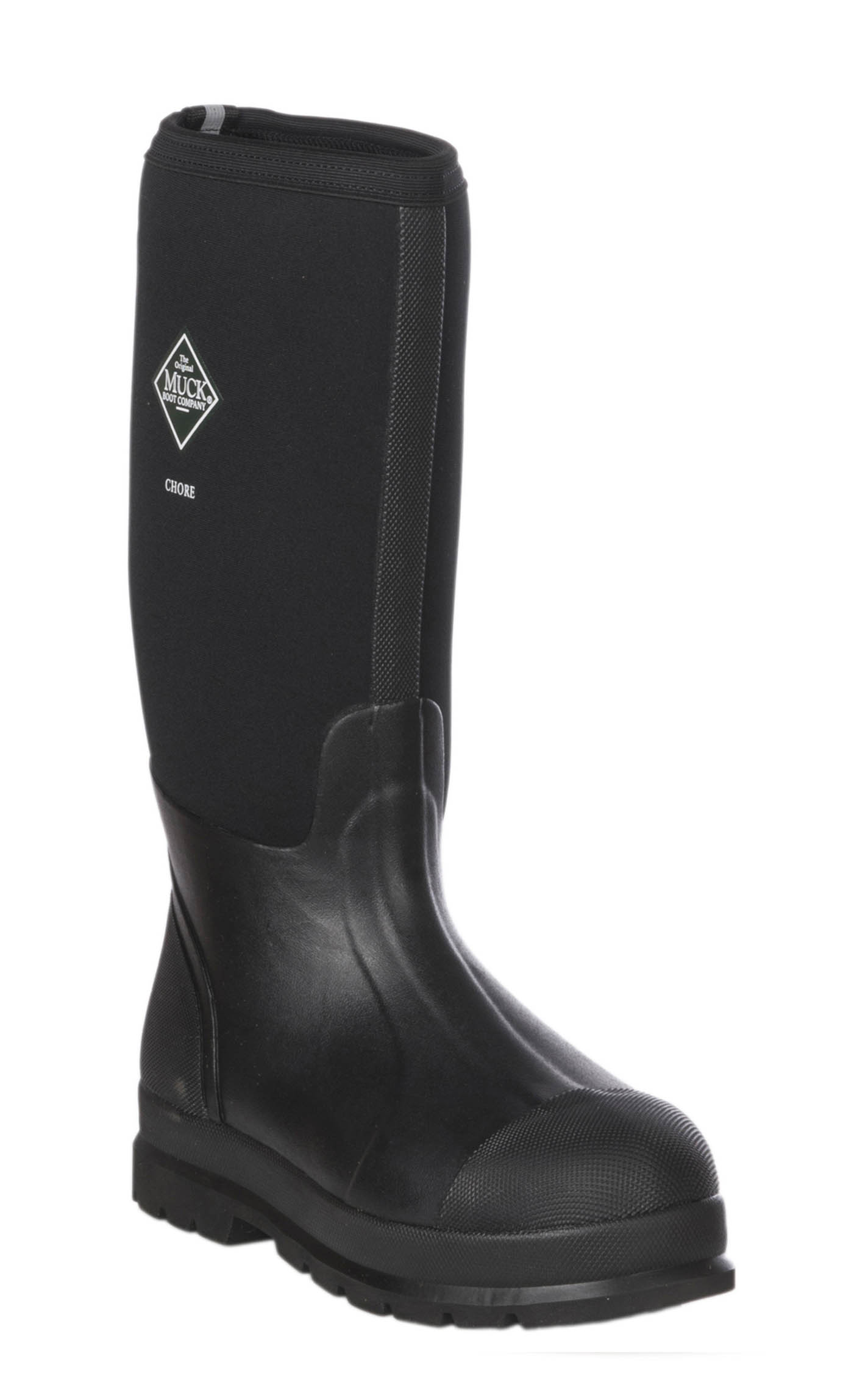 Muck Chore Classic Men's Black Waterproof Hi Round Toe Work Boot - Image 1