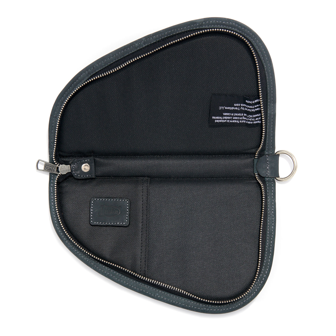 Justin Graphite Small Genuine Leather USA Flag Gun Case - Image 3