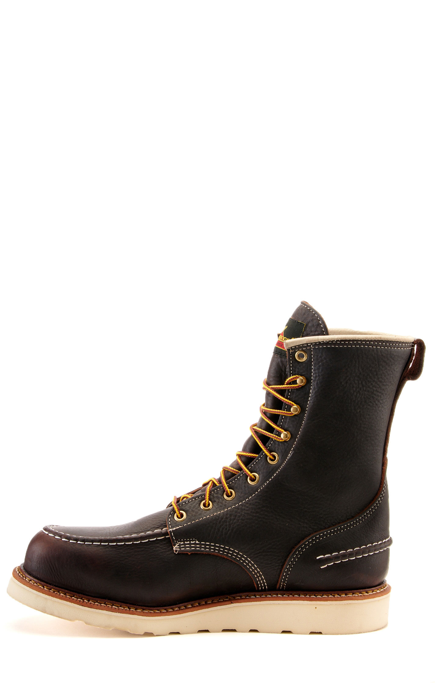 Thorogood Men's Dark Chocolate Waterproof Moc Steel Toe Lace Up Work Boot - Image 1
