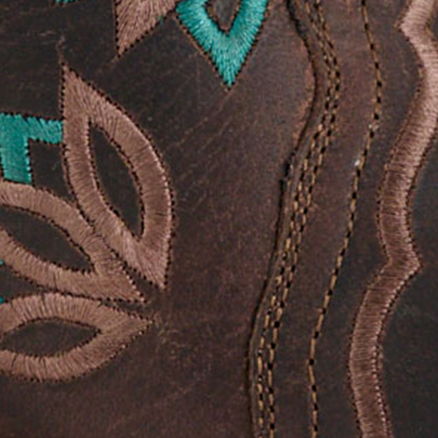 Laredo Women’s Tobacco Filly Whimsical Embroidered Snip Toe Cowboy Boots - Image 1