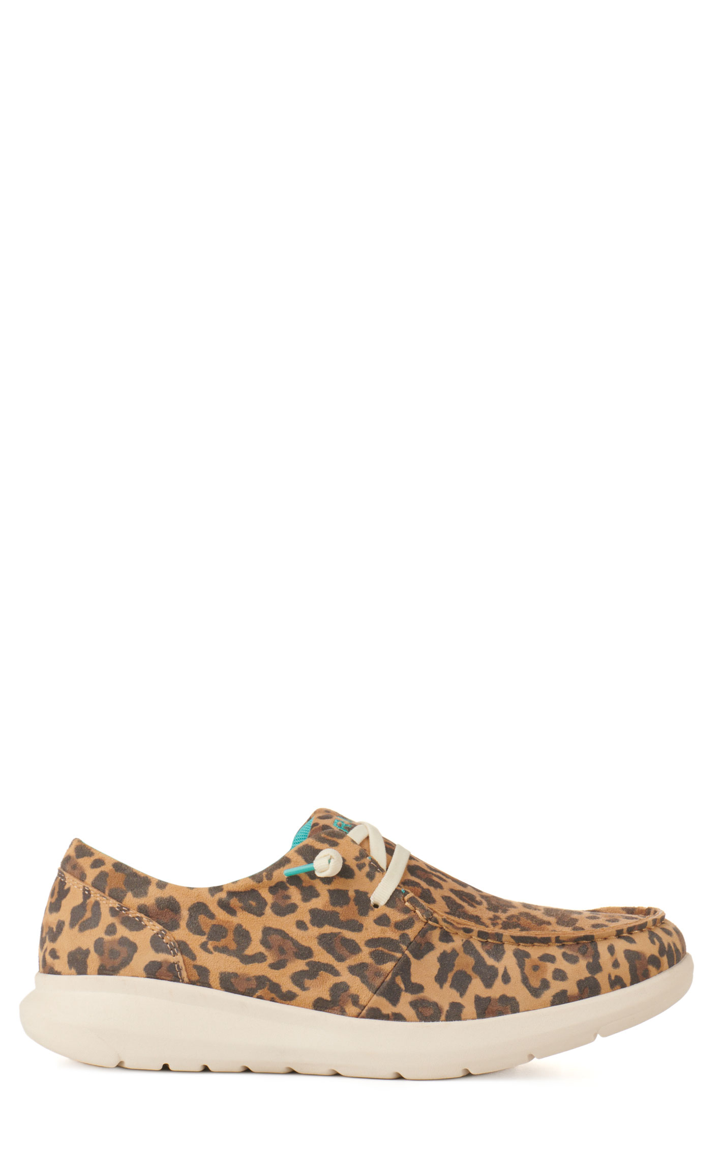 Ariat Women's Hilo Lively Leopard Print Canvas Lace Up Casual Shoes - Image 1