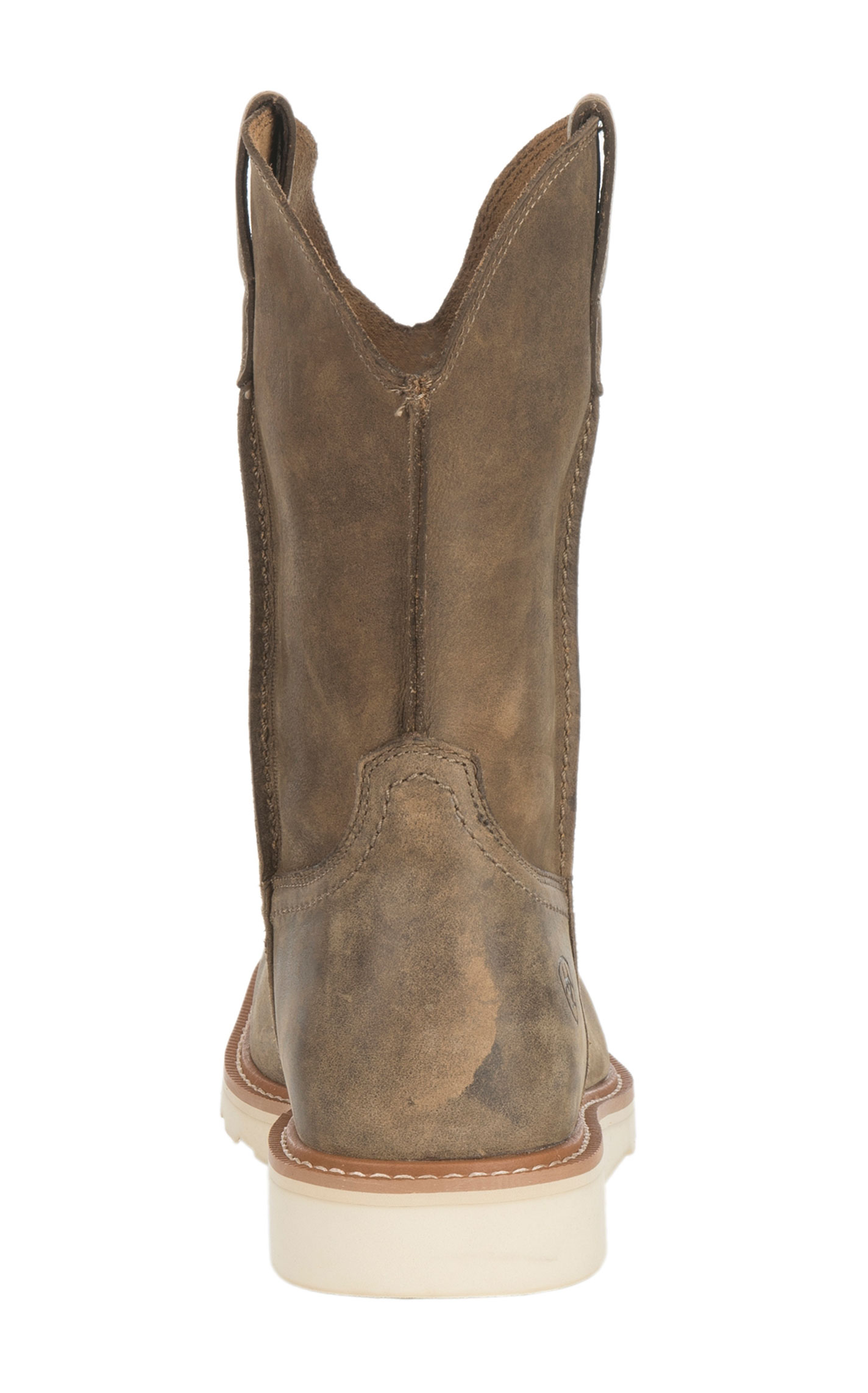 Ariat Men's Rambler Recon Brown Bomber Square Toe Wedge Outsole Cowboy Boots - Image 1