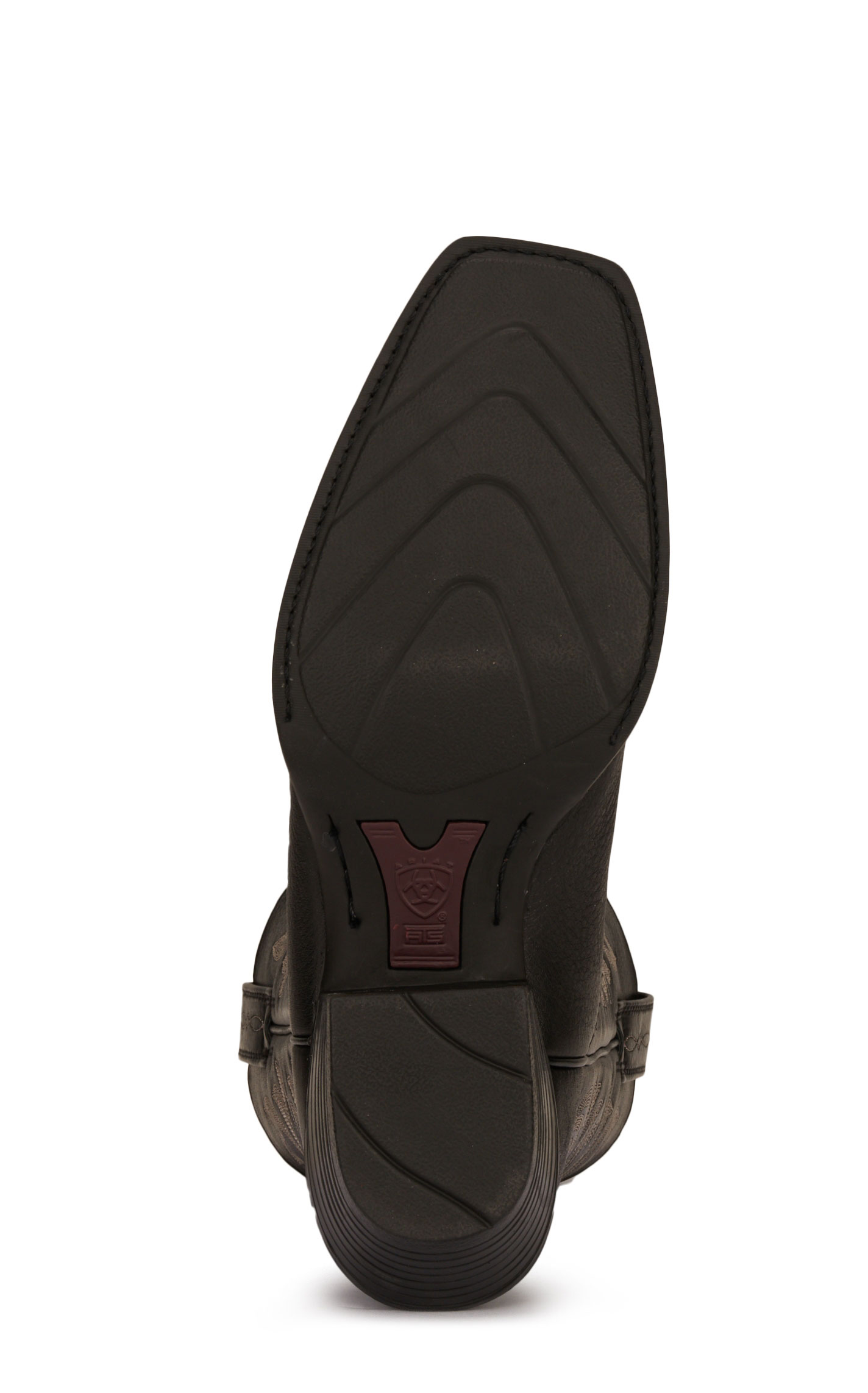 Ariat Men's Legend Black Deertan Punchy Toe Cowboy Boots - Image 1