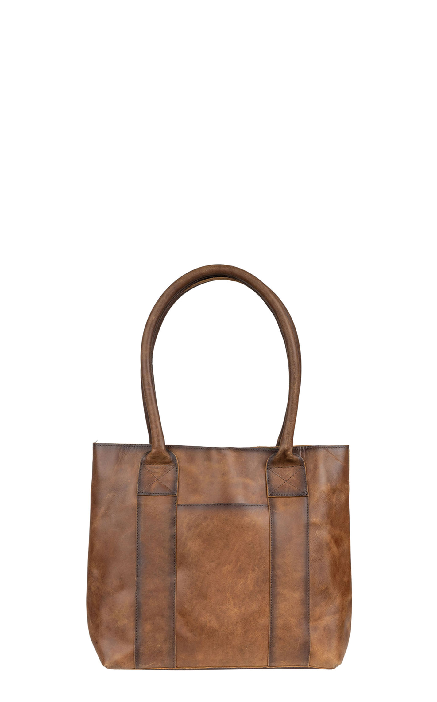 STS Ranchwear Cowhide Hair On Hide Serengeti Concho Tote Bag - Image 1