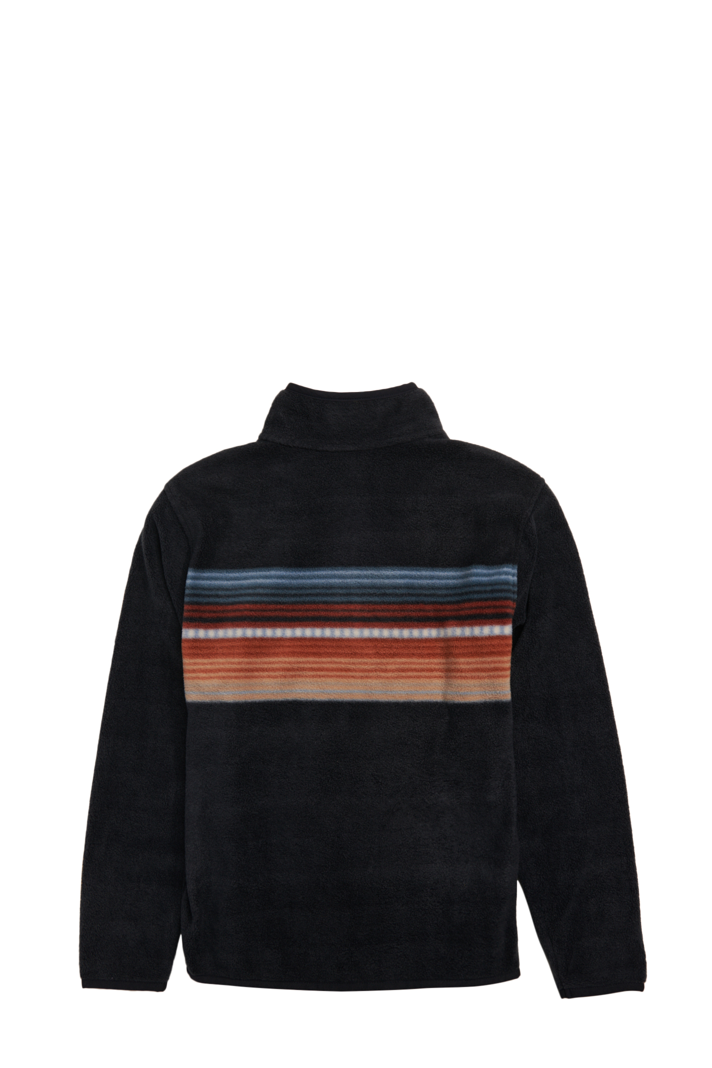 Cinch Boy's Navy & Serape Stripe 1/3 Snap Polar Fleece Pullover - Image 1
