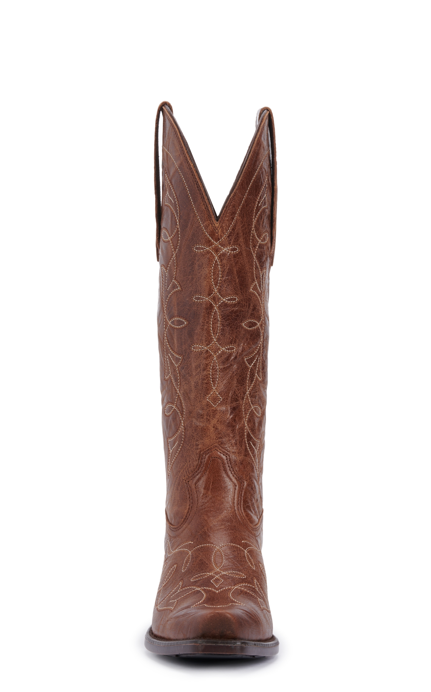 Ariat Women's Heritage Dark Tan StretchFit Snip Toe Cowboy Boots - Image 1