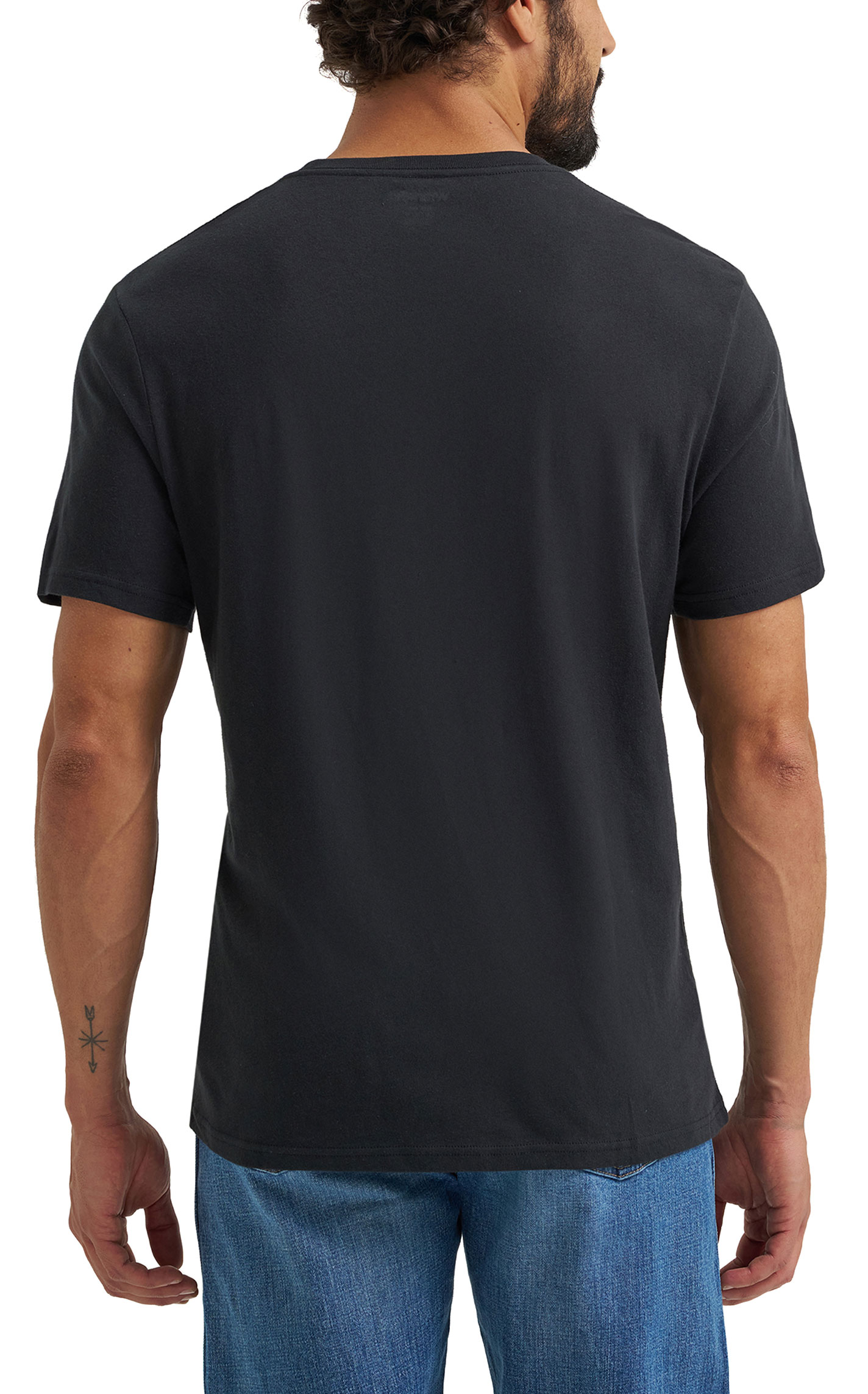 Wrangler Men's Black For the Ride of Life Graphic T-Shirt - Image 1