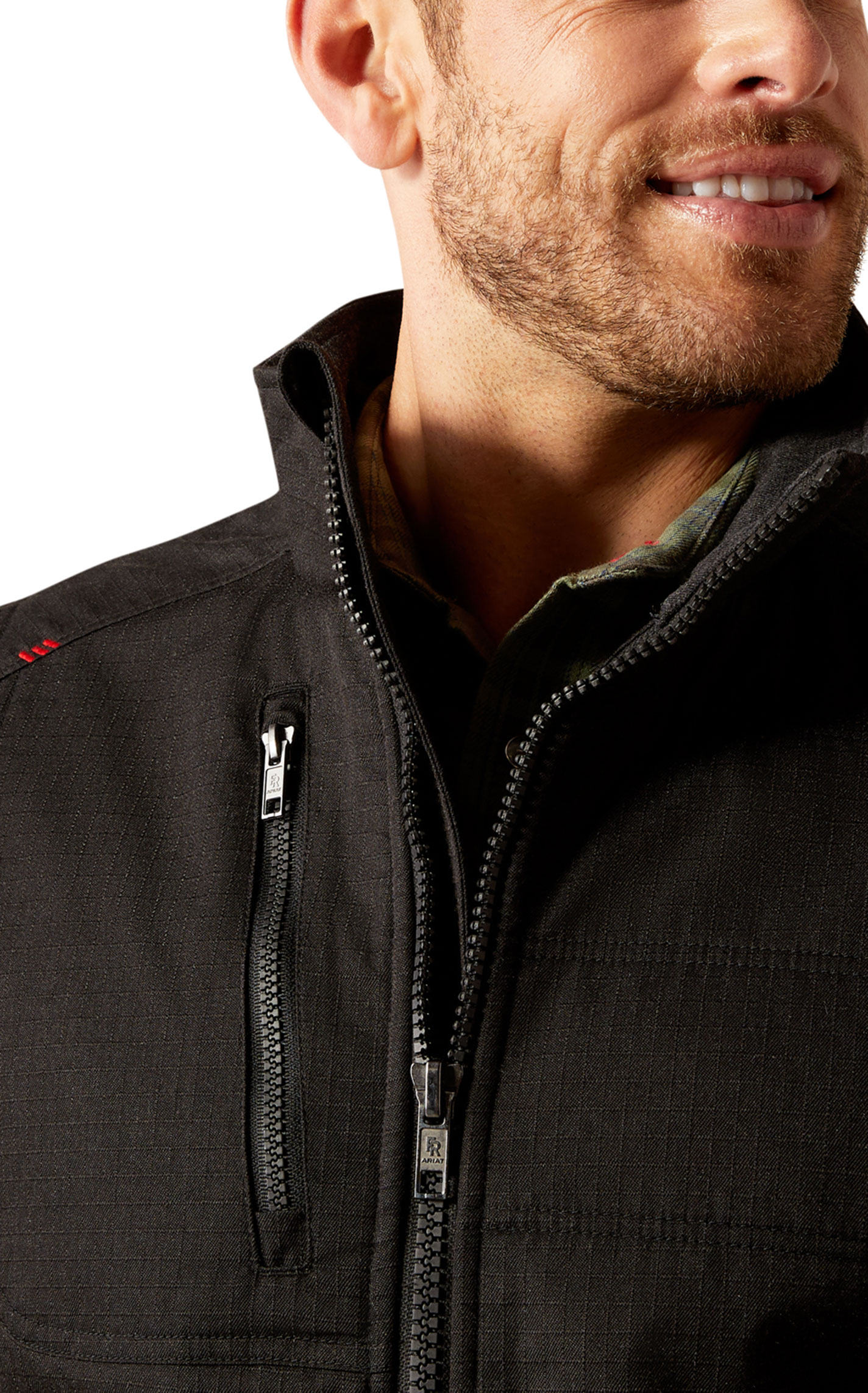 Ariat Men's FR Black Cloud 9 Insulated Work Vest - Image 2