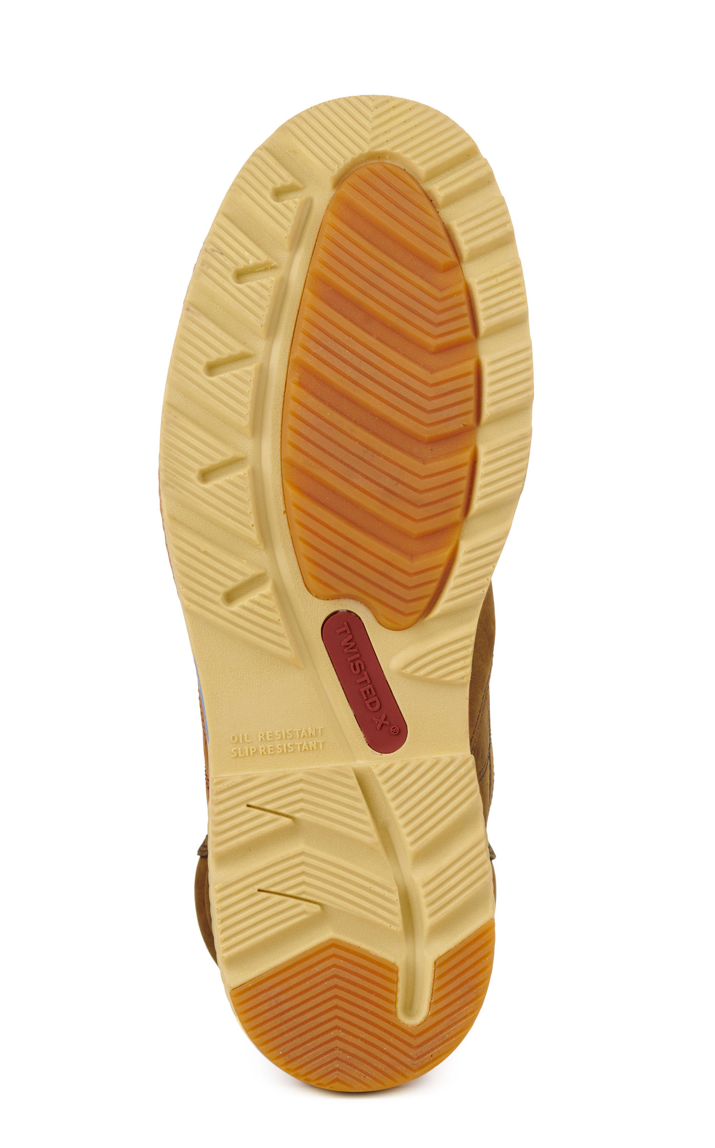 Twisted X Men's Distressed Saddle Tan CellStretch Waterproof Round Nano Composite Toe 8\