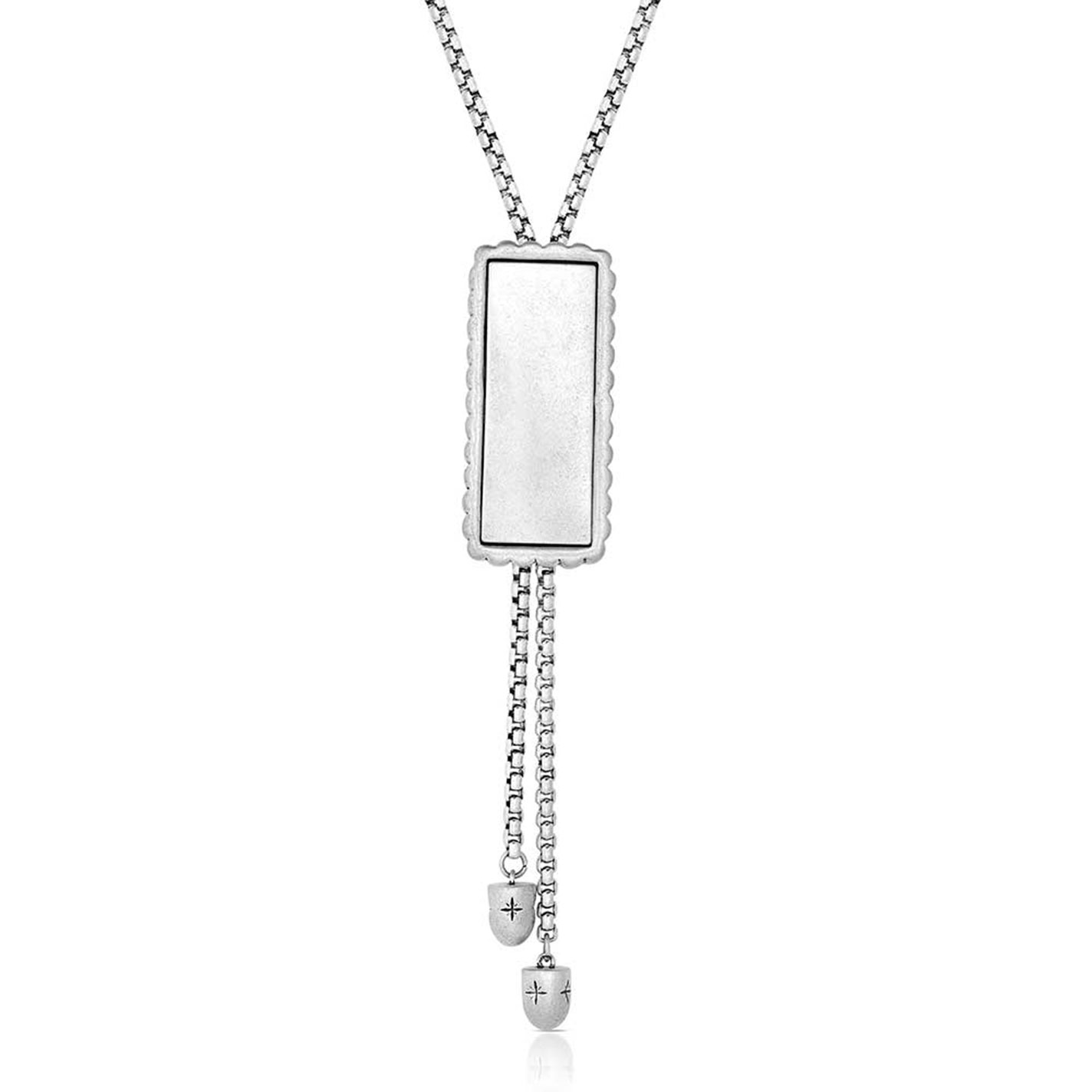 Montana Silversmiths Silver Double Essence Stone Necklace - Image 1