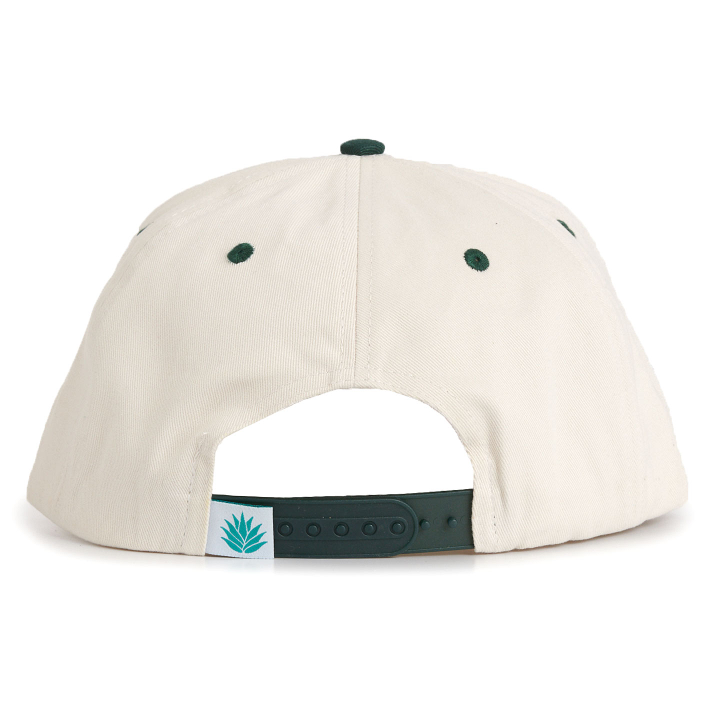 Sendero Provisions Co. Cream and Green Flat Bill Leroy Brown Embroidered Cap - Image 1