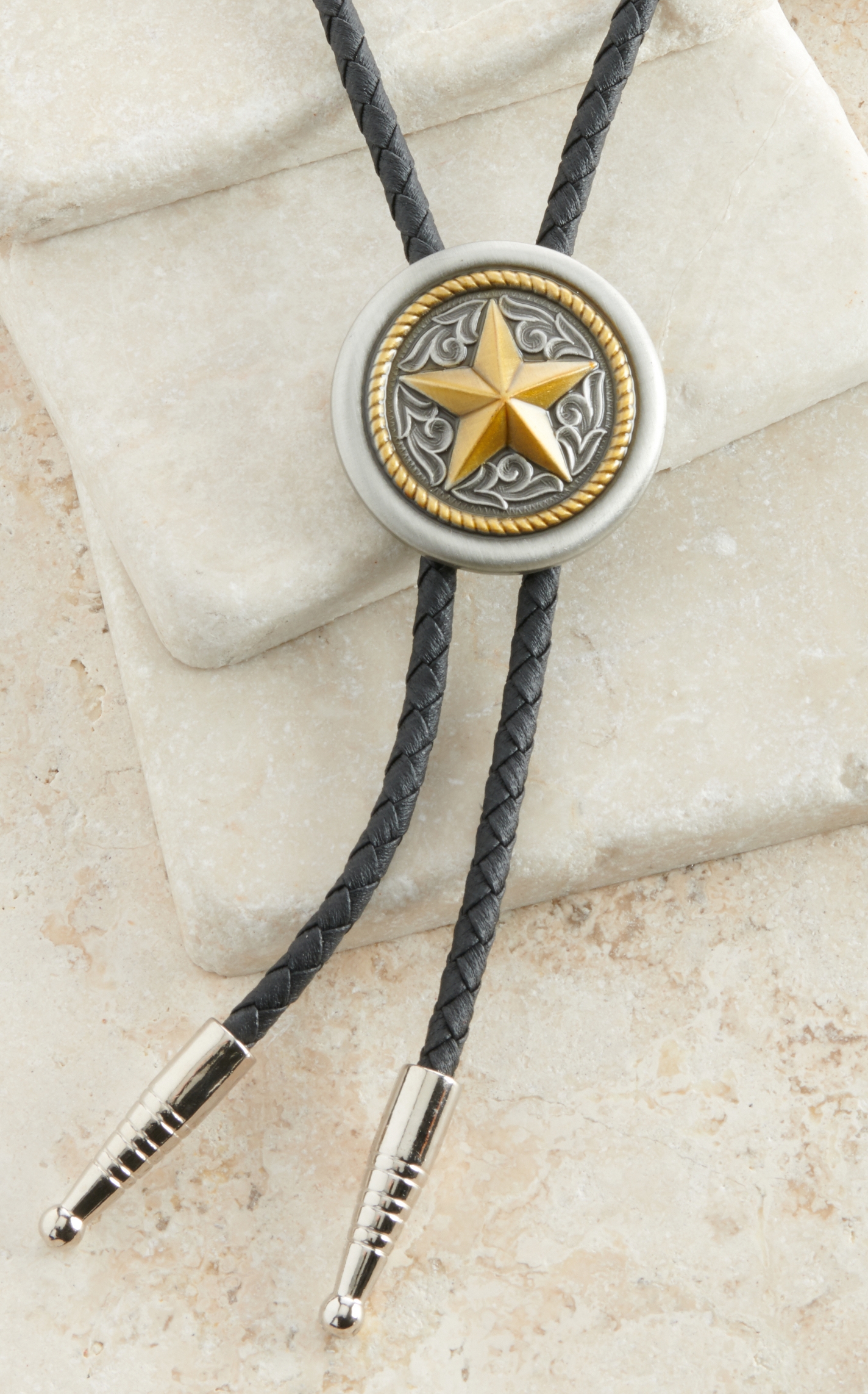 M&F Western Texas Star Bolo Tie - Image 1