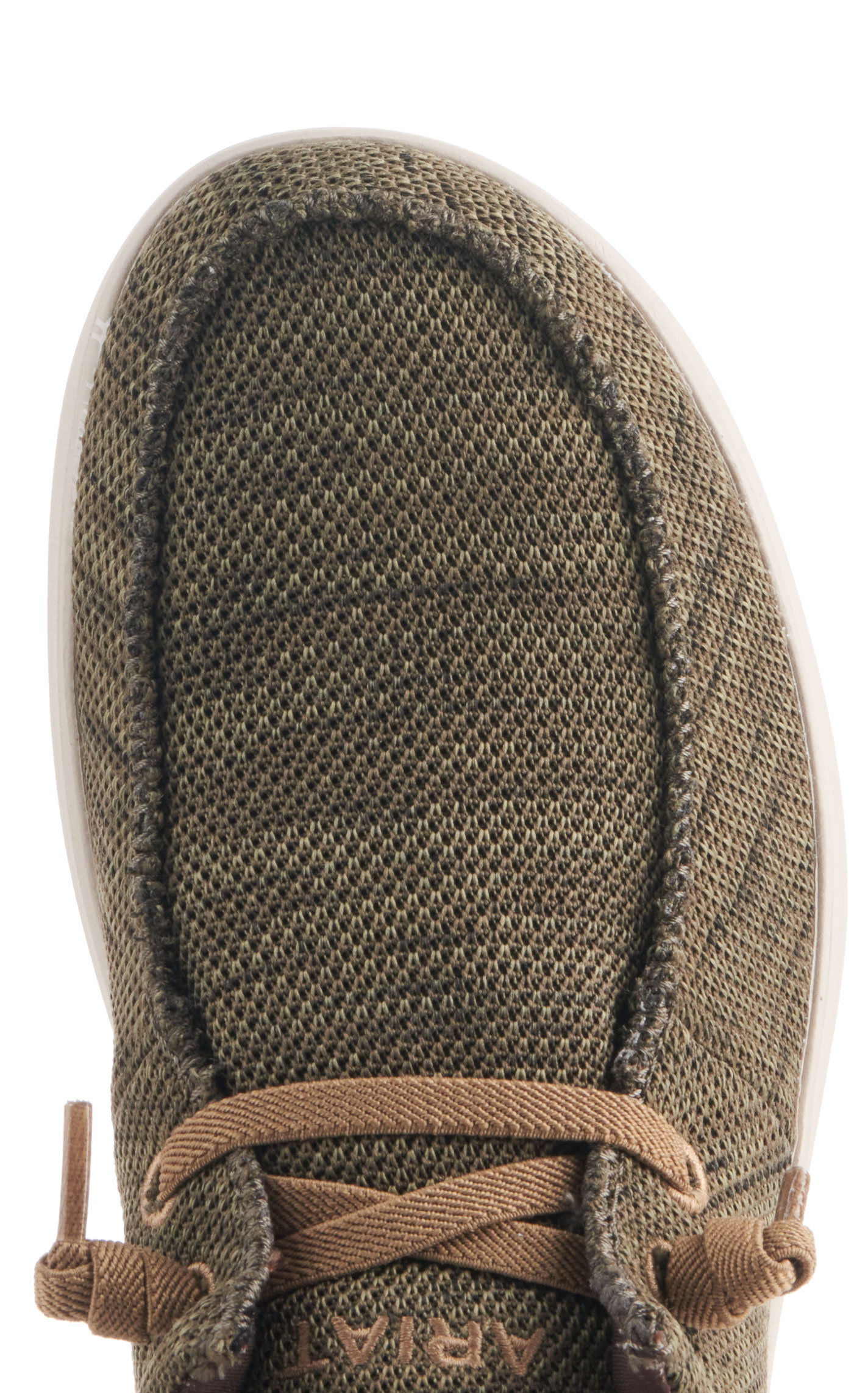 Ariat Men's Hilo Heathered Olive Stretch Lace Casual Shoe - Image 1
